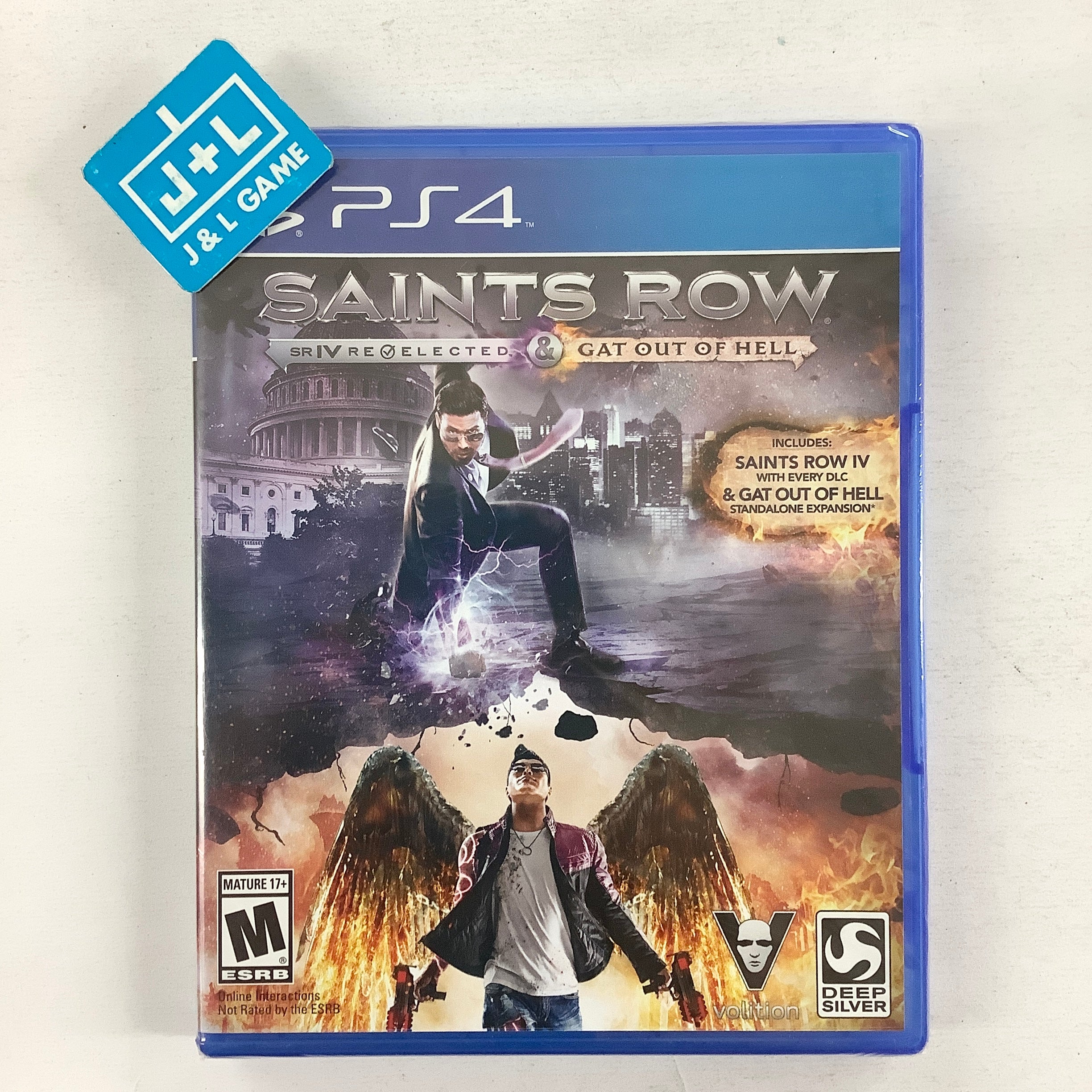 Saints Row IV: Re-Elected & Gat Out of Hell - (PS4) PlayStation 4 Video Games Deep Silver