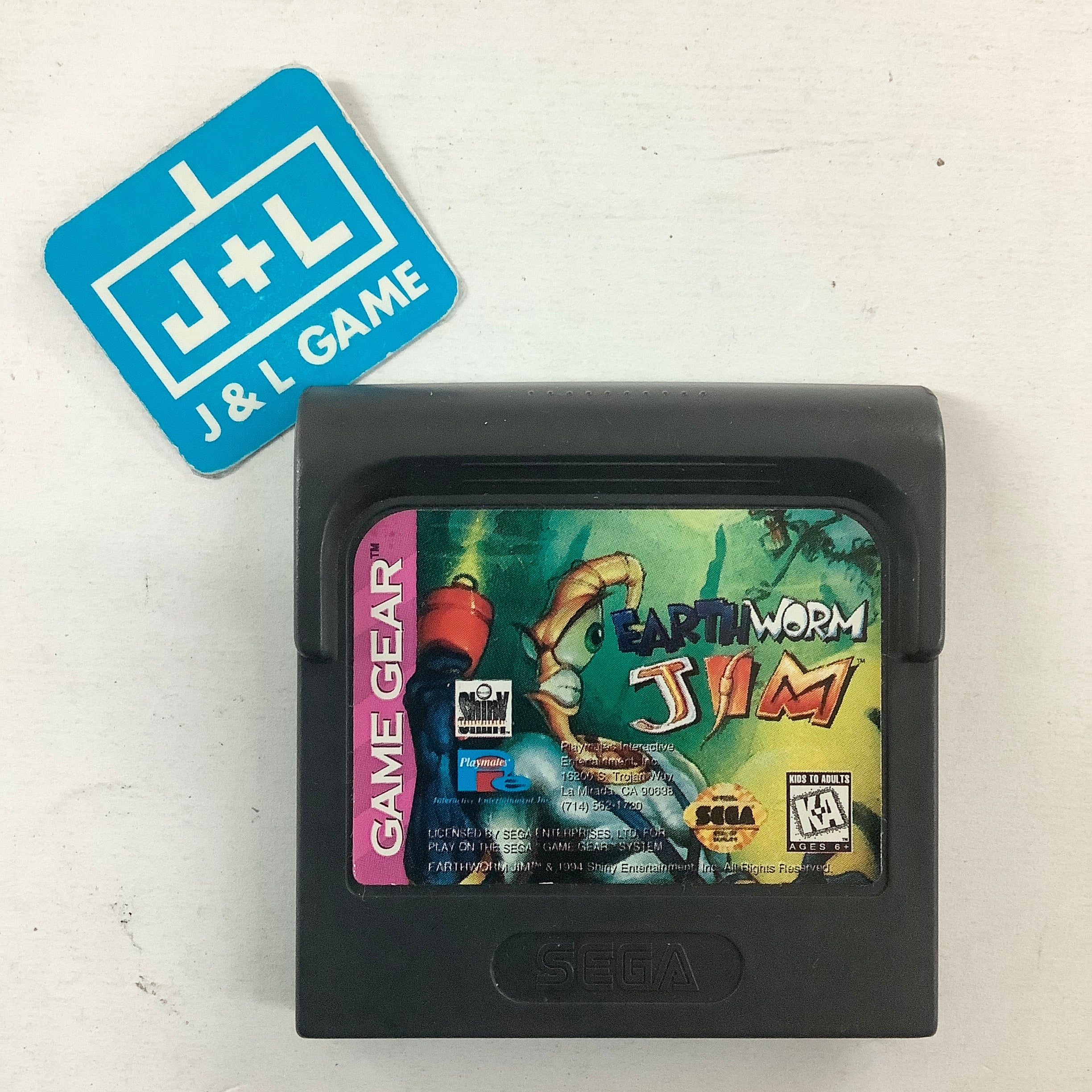 Earthworm jim megadrive Genesis en loose - Jeux vidéo Earthworm jim megadrive Genesis en loose - Jeux vidéo