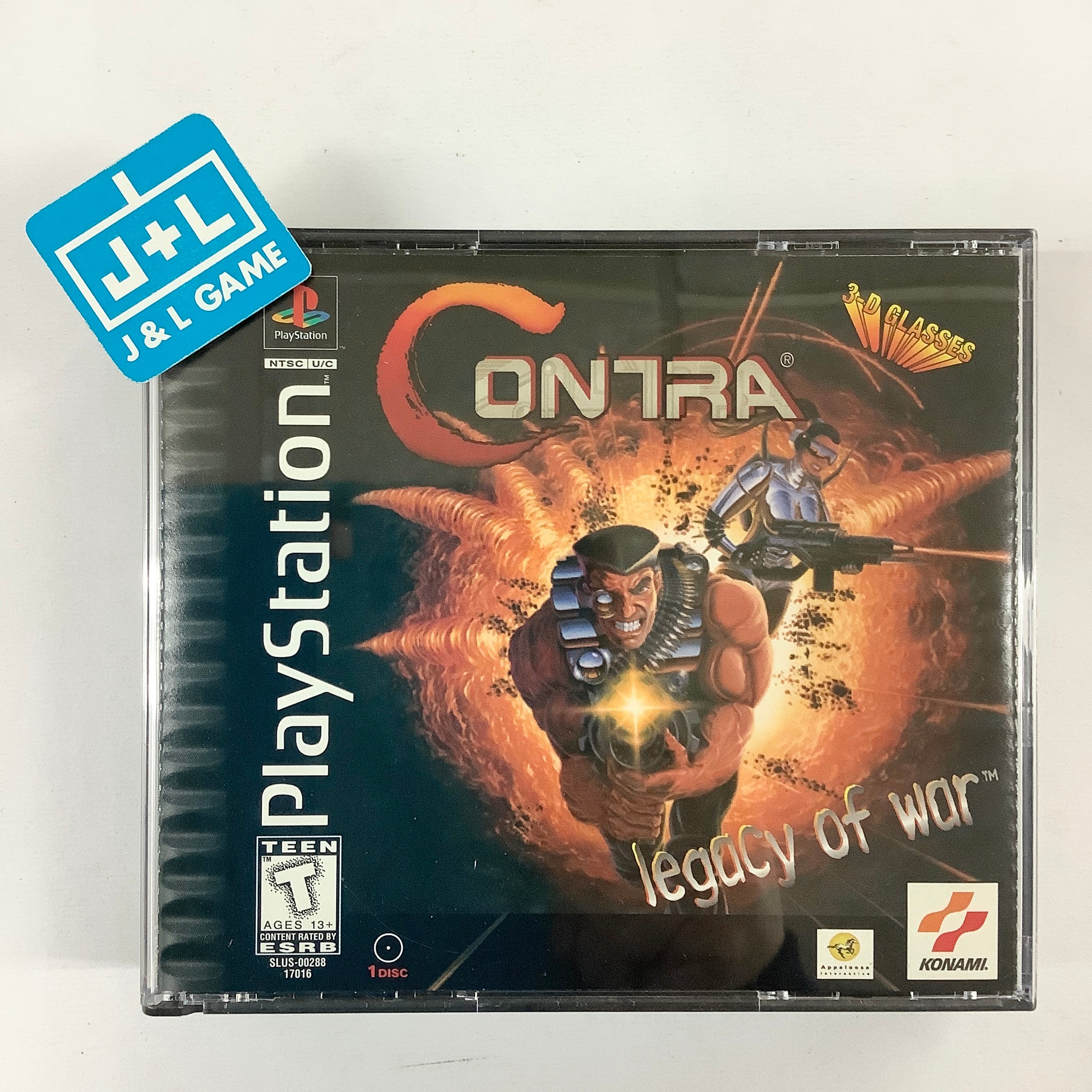 Contra: Legacy of War (Dual Disc Case) - (PS1) PlayStation 1