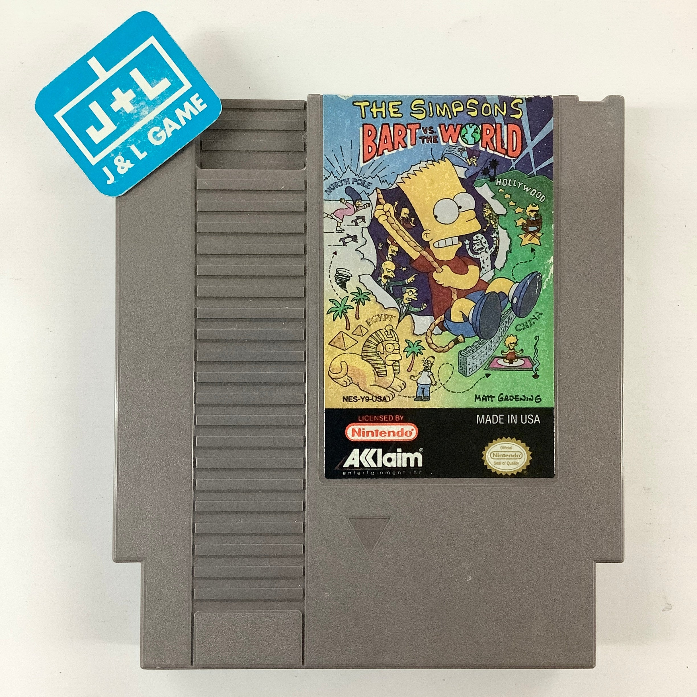The Simpsons: Bart vs. the World - (NES) Nintendo Entertainment System [Pre-Owned] Video Games Acclaim   