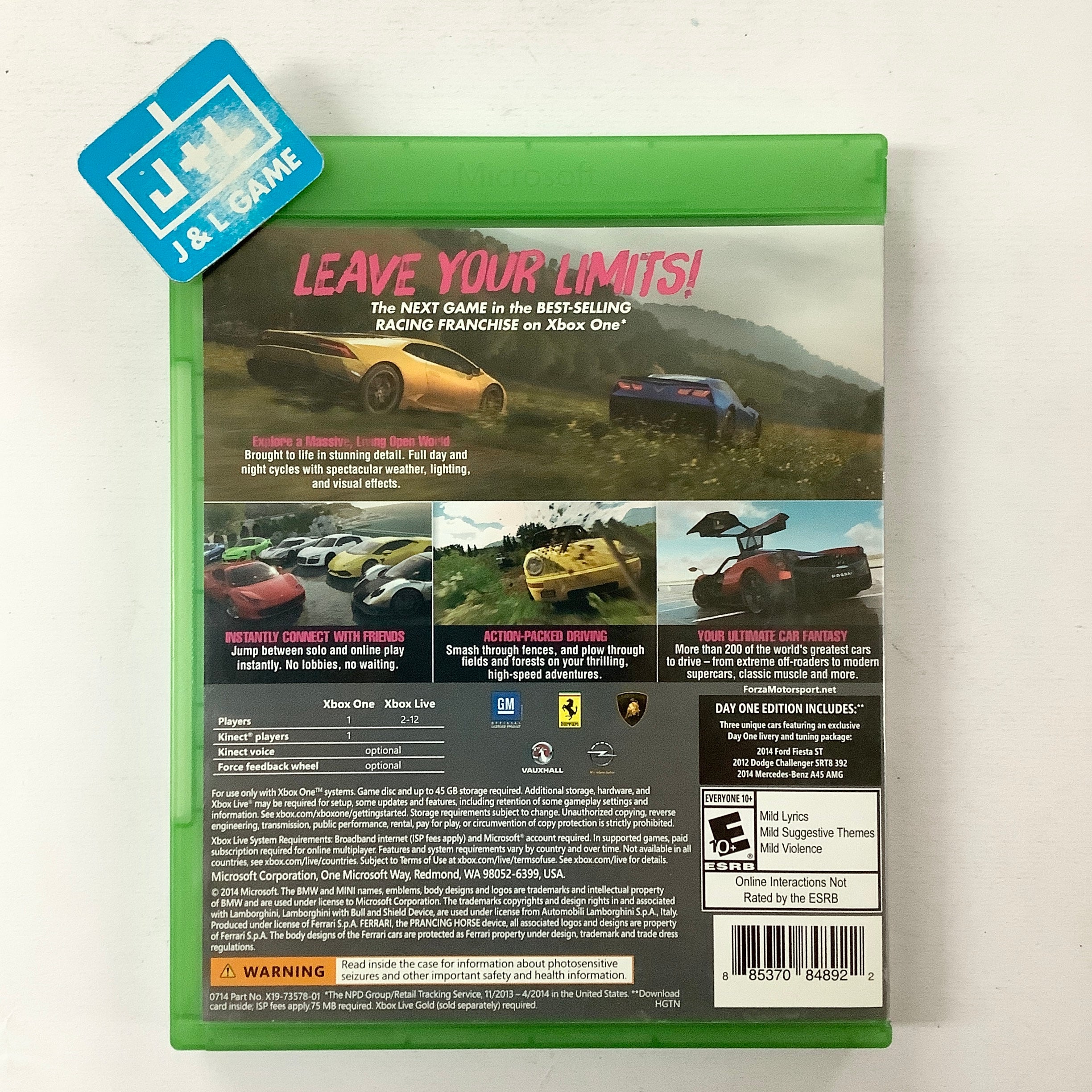 Forza Horizon 2 (Day One Edition) - (XB1) Xbox One [Pre-Owned] Video Games Microsoft Game Studios   