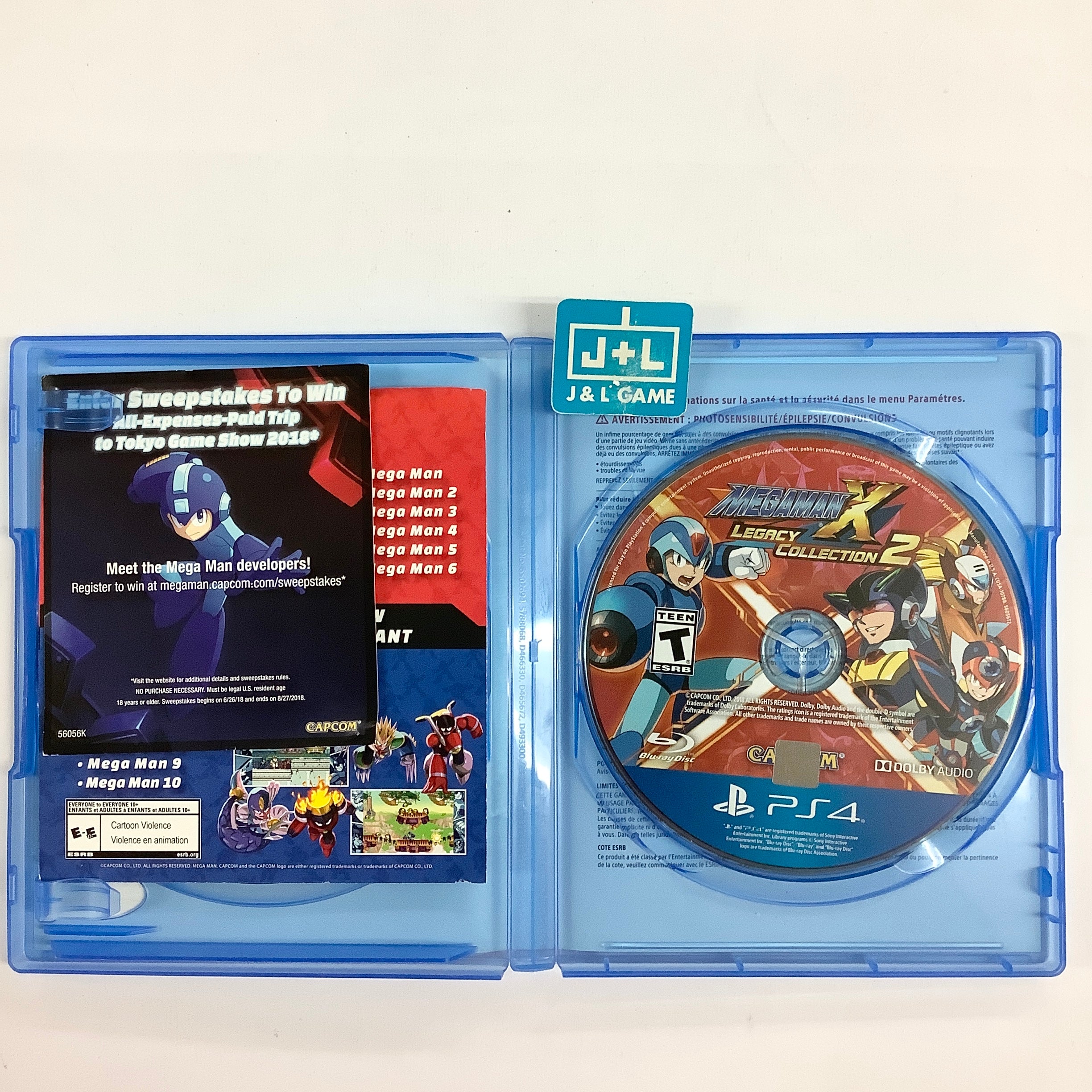 Mega Man X Legacy Collection 1+2 - (PS4)  PlayStation 4 [Pre-Owned] Video Games Capcom   