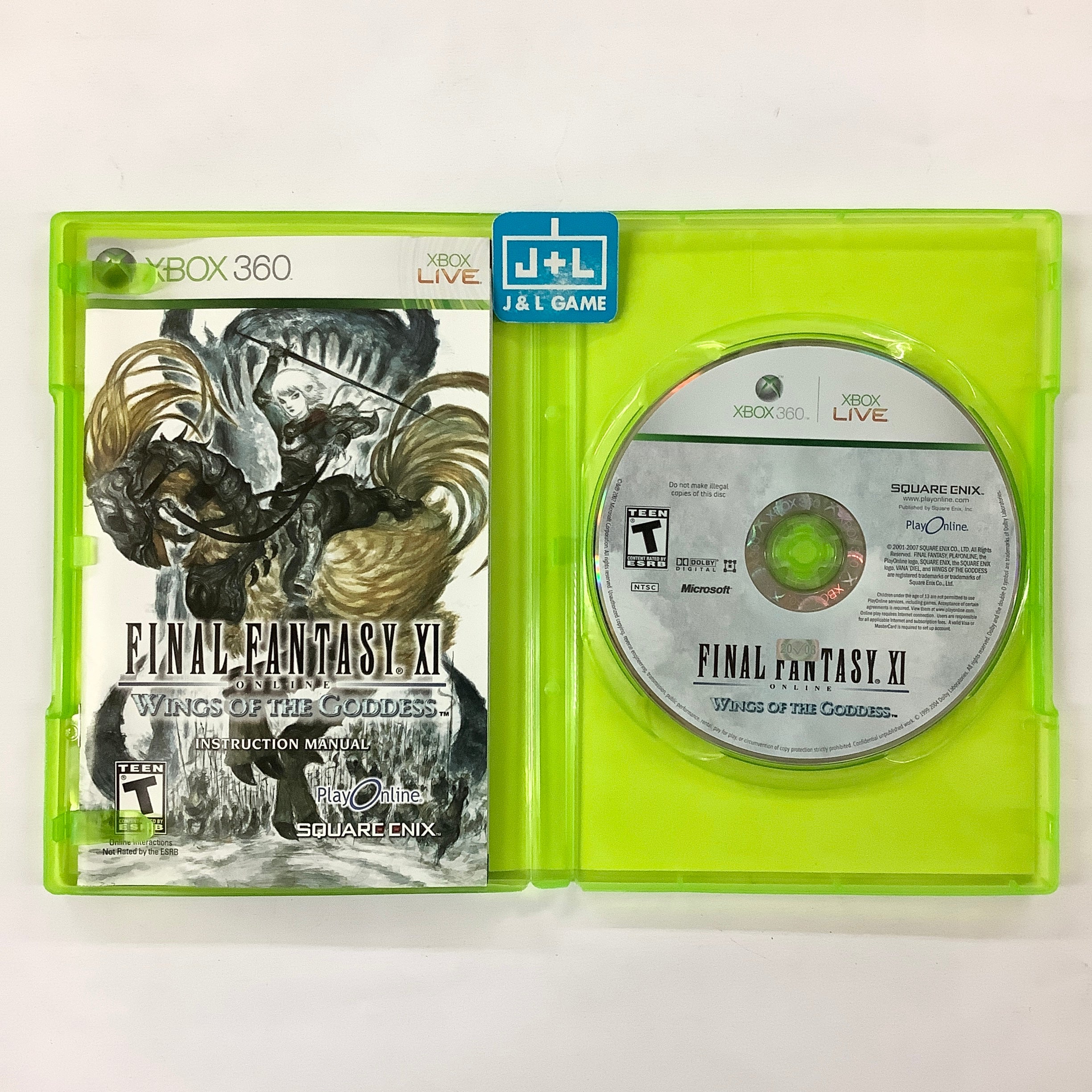 Final Fantasy XI: Wings of the Goddess - Xbox 360 [Pre-Owned] Video Games Square Enix   