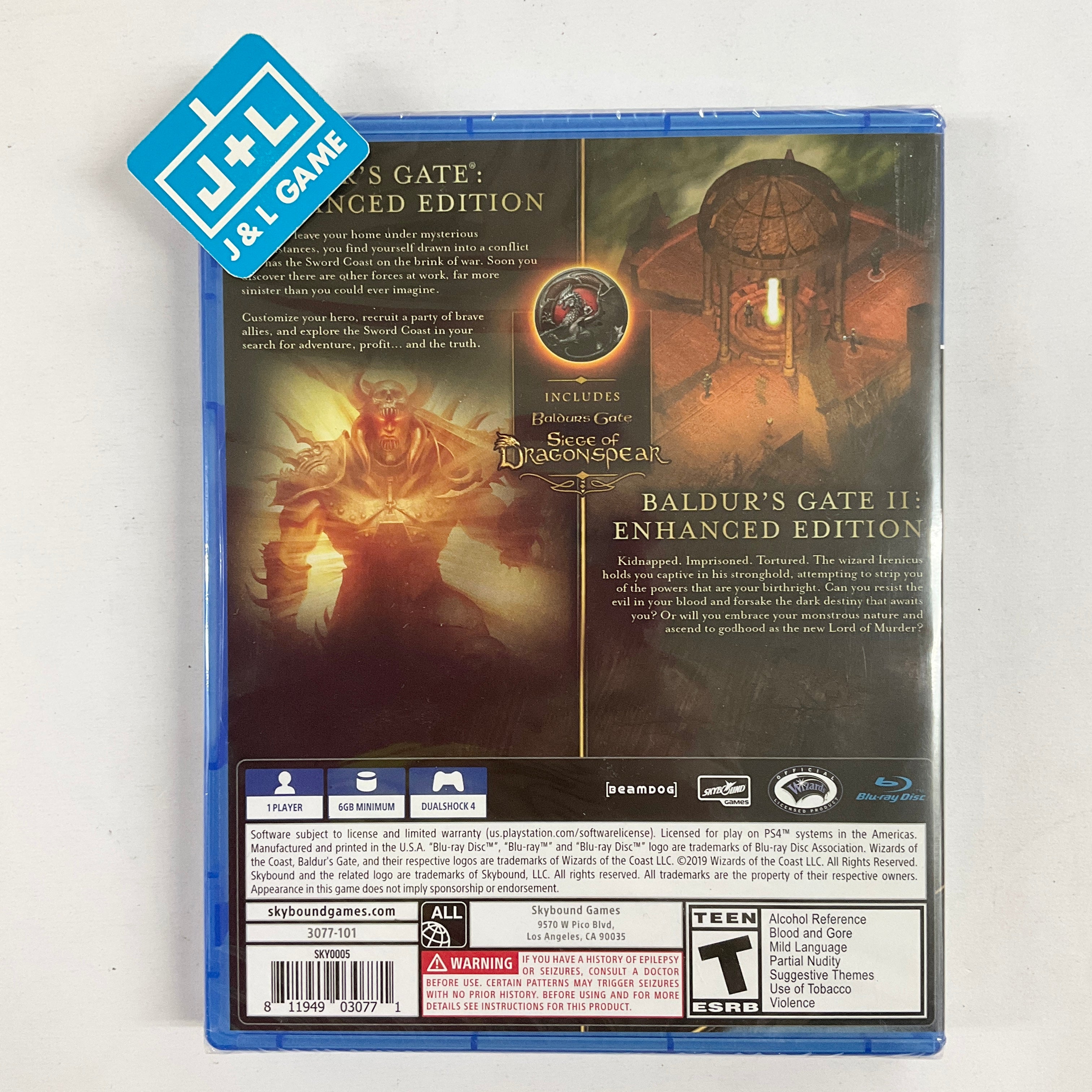 Baldur's Gate: Enhanced Edition - (PS4) PlayStation 4 Video Games Skybound Games   