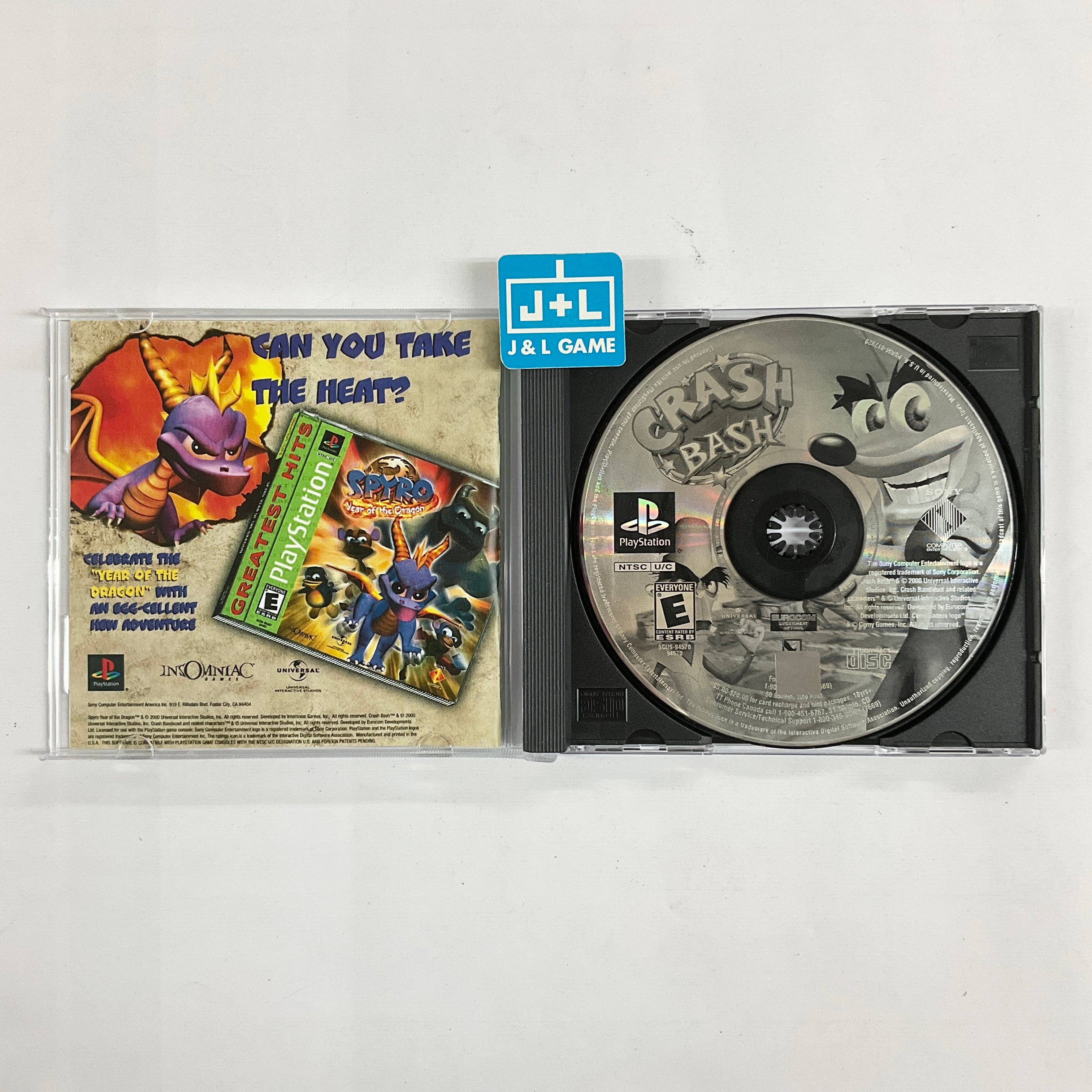 Crash Bash (Greatest Hits) - (PS1) PlayStation 1 [Pre-Owned] Video Games SCEA   