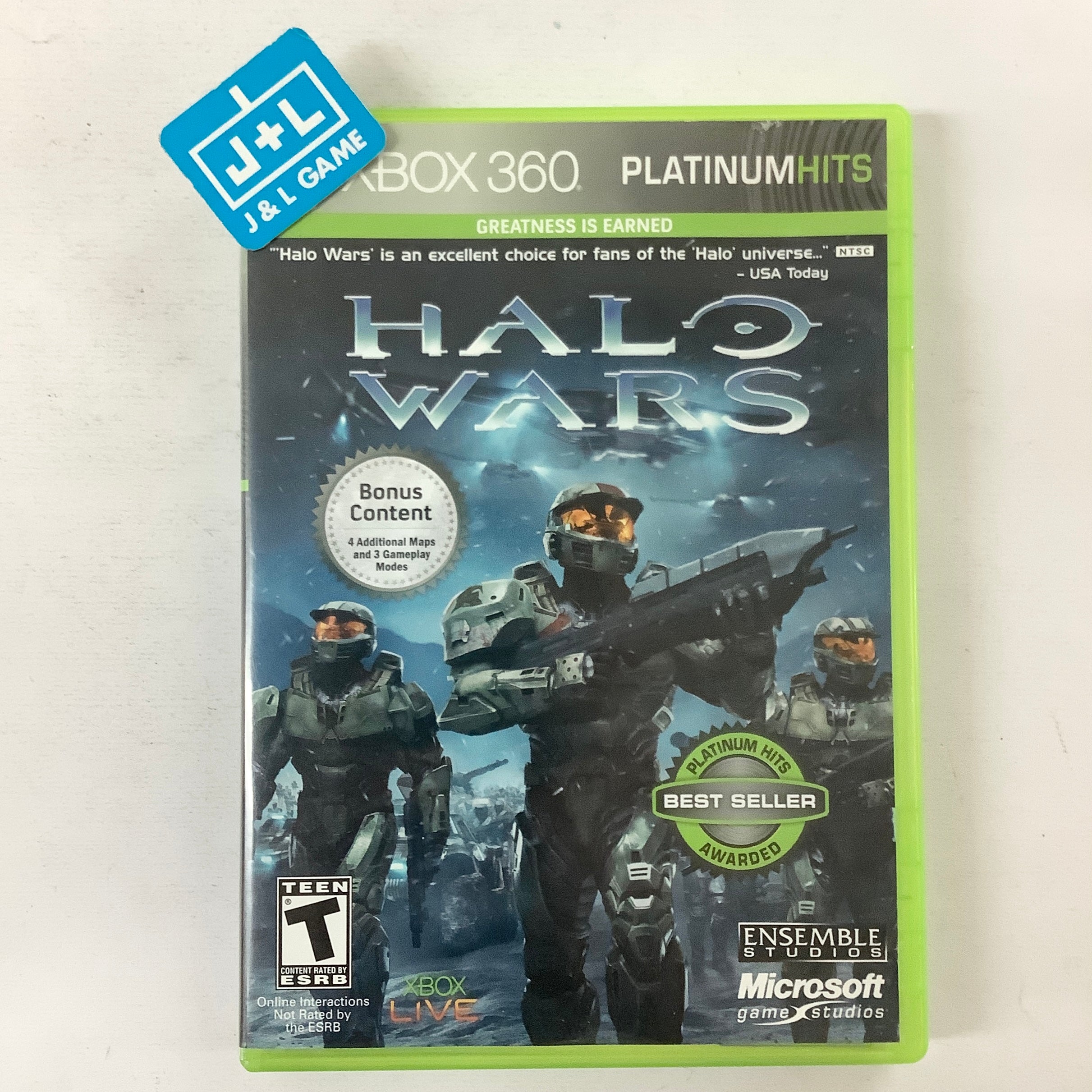 【中古】 Halo wars（ヘイローウォーズ）（Xbox 360 プラチナコレクション）/XB360/C3V00115/B 12才以上対象 中古】 Halo wars（ヘイローウォーズ）（Xbox 360 プラチナ