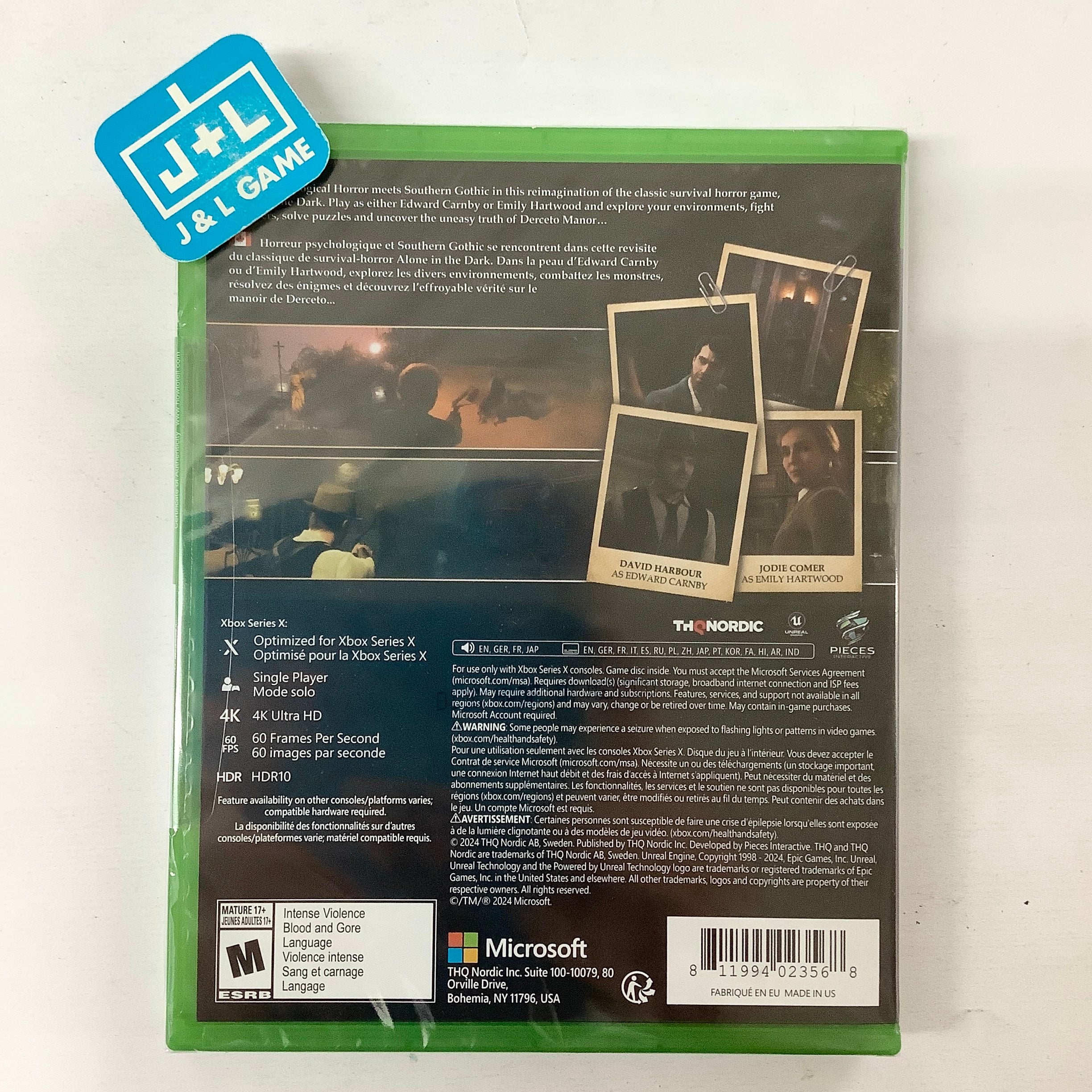 Alone in the Dark - (XSX) Xbox Series X Video Games THQ Nordic   