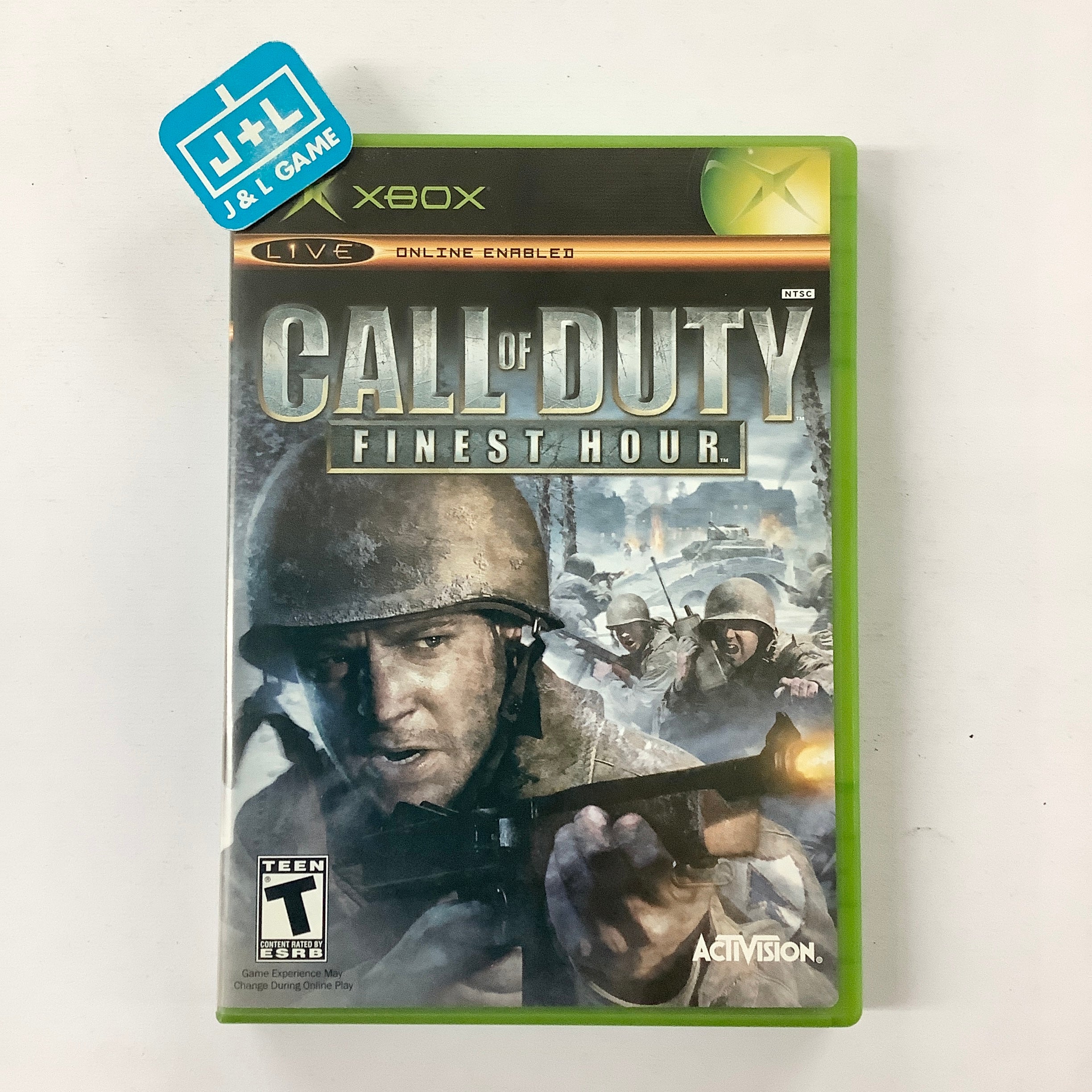 Call of Duty: Finest Hour - (XB) XBox [Pre-Owned] Video Games Activision   