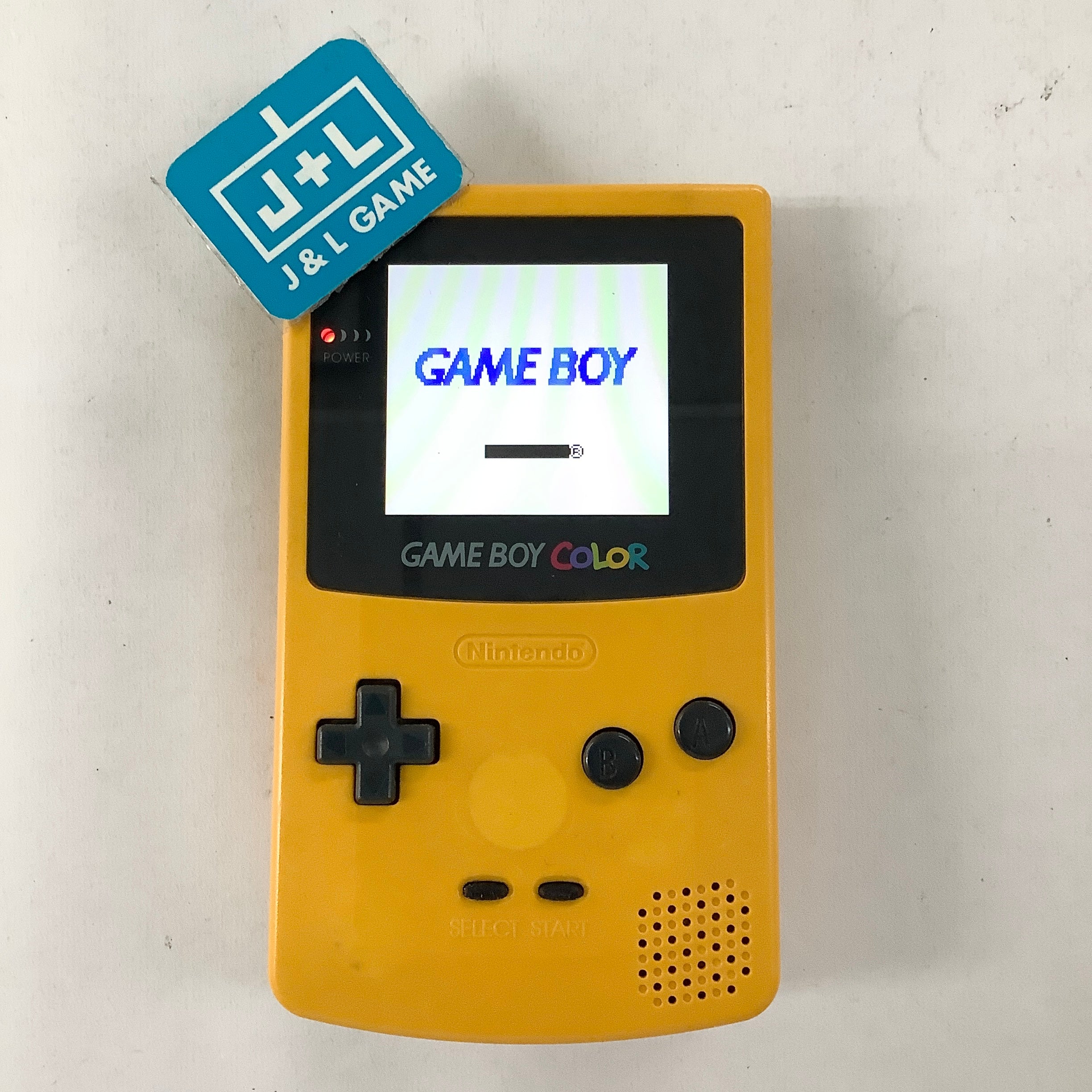 Nintendo Game Boy Color Console (Yellow With Backlight) (GBC