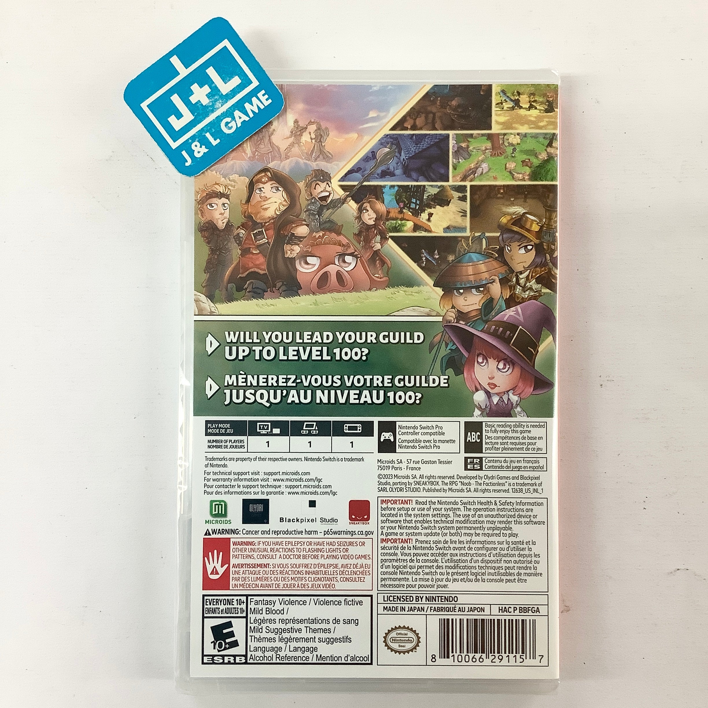 NOOB: The Factionless - (NSW) Nintendo Switch Video Games Microids   