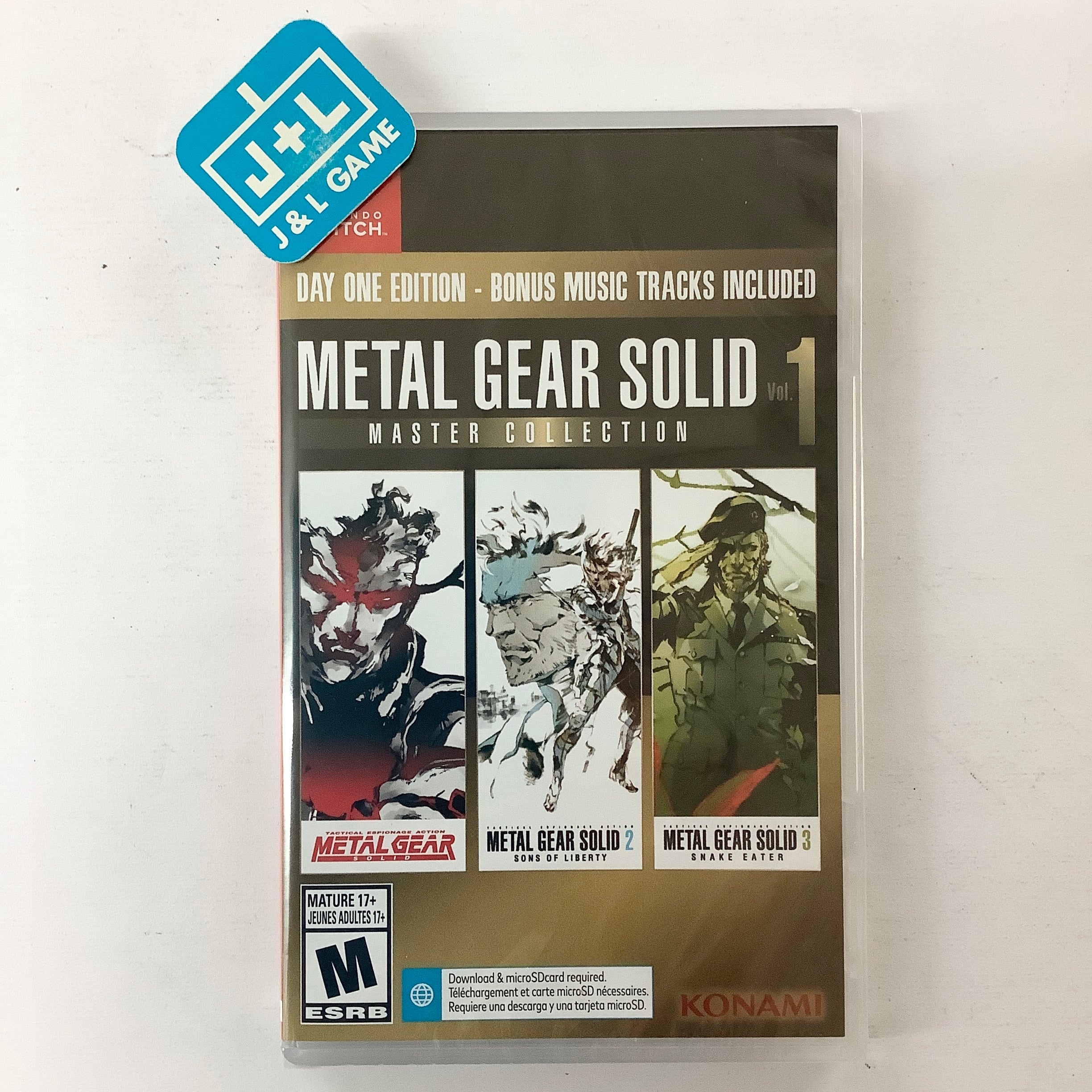 metal gear solid master collection vol.1 bonus content Metal Gear Solid: Master Collection Vol. 1 (Switch)