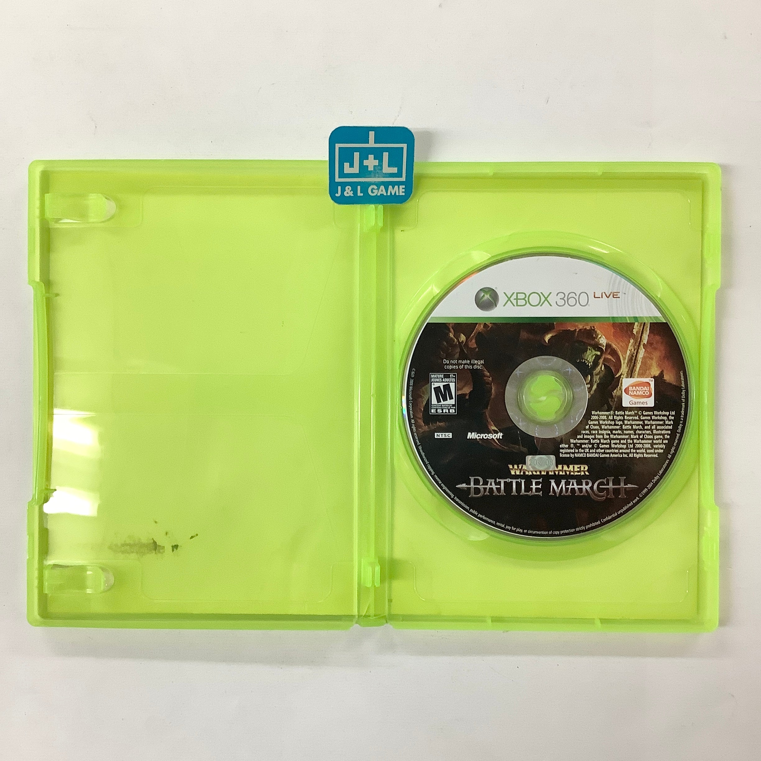 Warhammer: Battle March - Xbox 360 [Pre-Owned] Video Games Namco Bandai Games   
