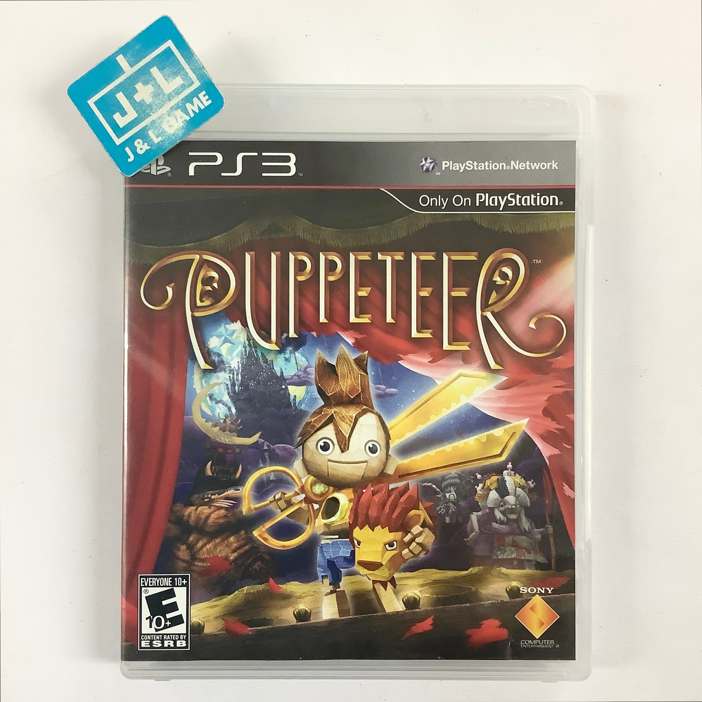 Jeu PS3 Puppeteer Version FR Complète En Très Bon état - Boîte Et Notice