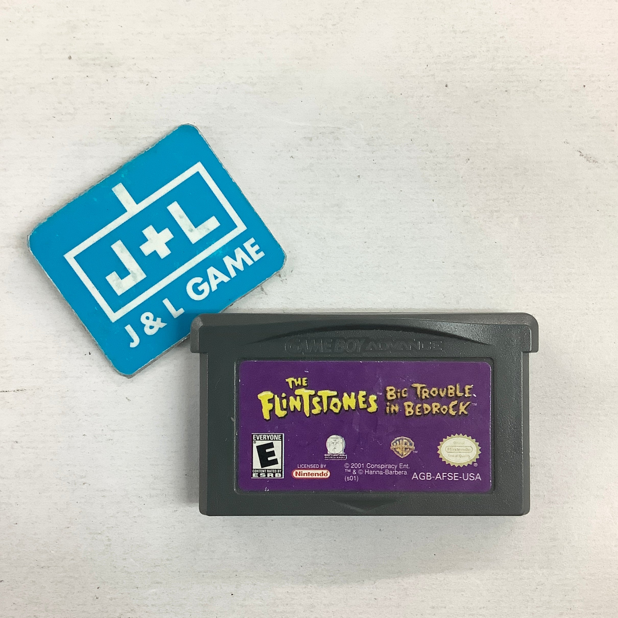 The Flintstones Big Trouble in Bedrock - (GBA) Game Boy Advance [Pre-Owned]