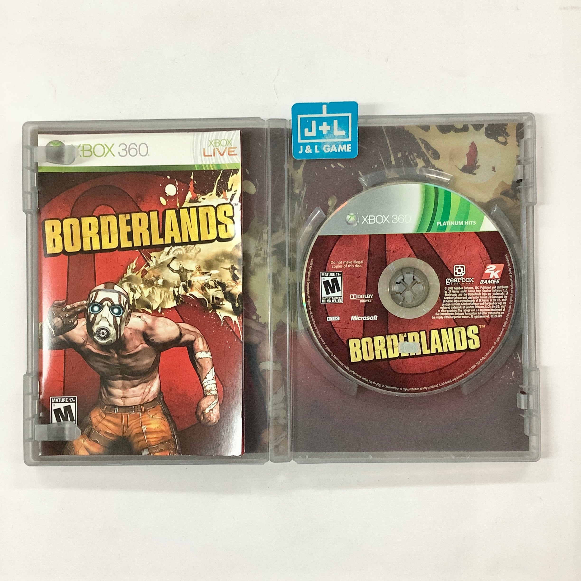 Borderlands (Platinum Hits) - Xbox 360 [Pre-Owned] Video Games 2K Games   