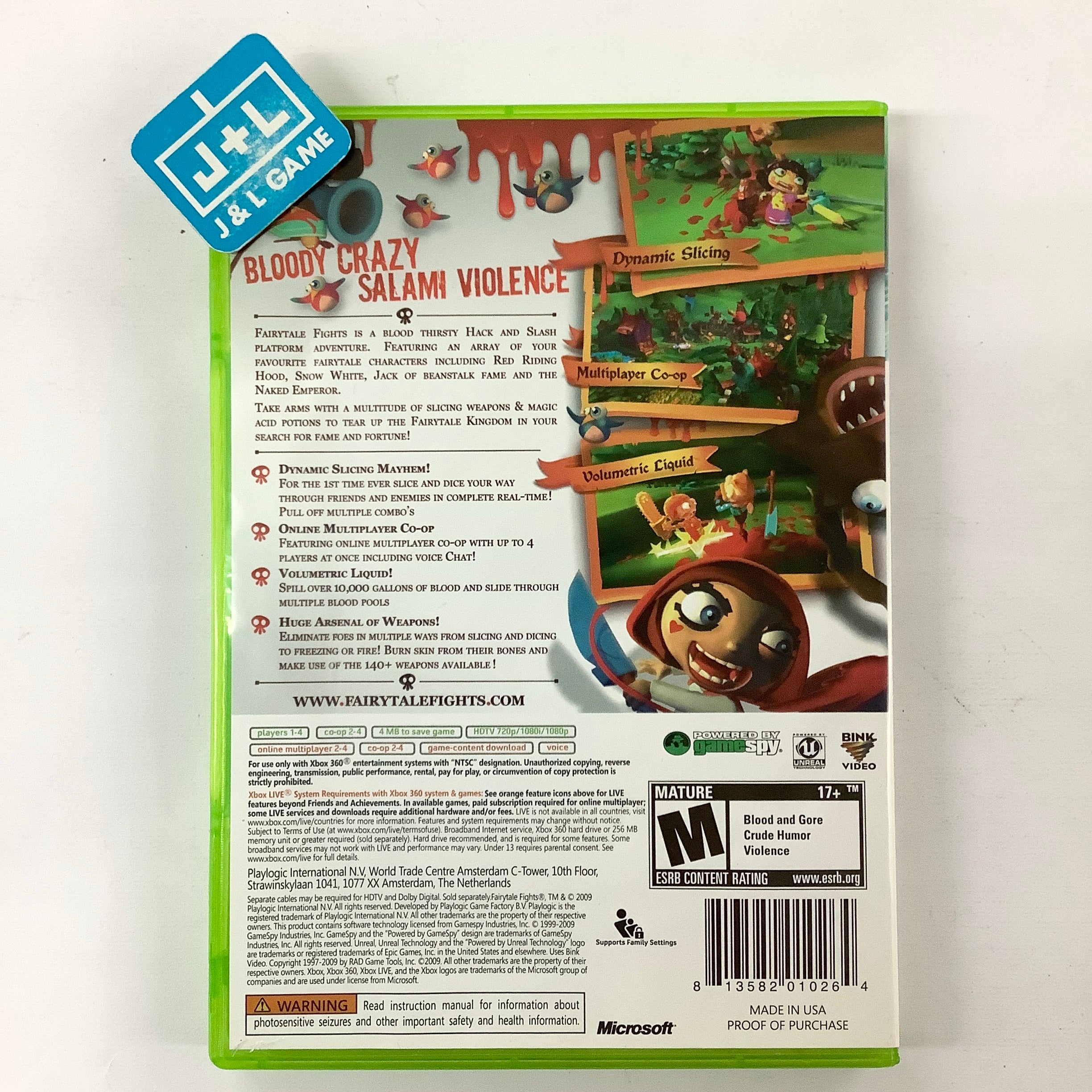 Fairytale Fights - Xbox 360 [Pre-Owned] Video Games Playlogic   