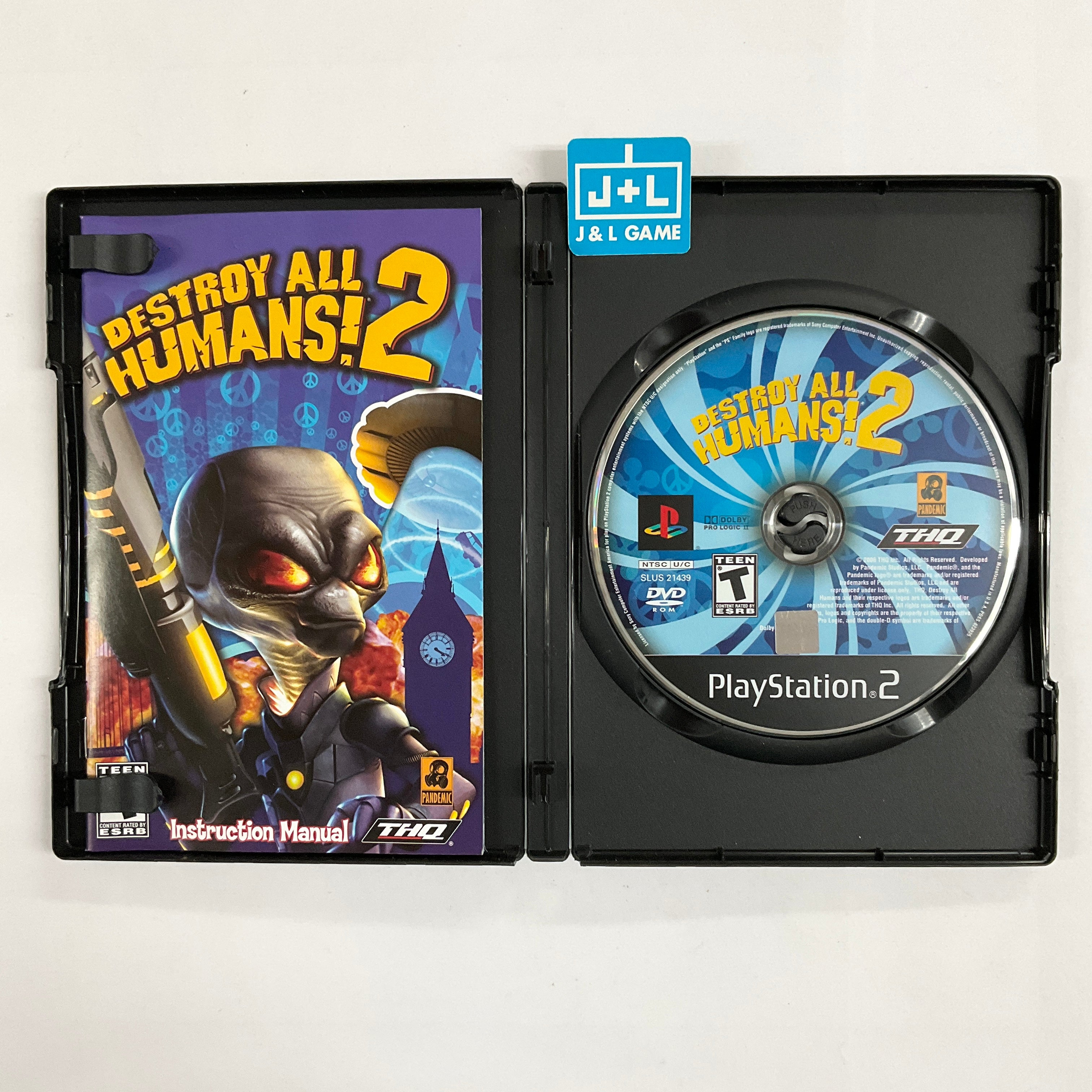 Destroy All Humans! 2 (Greatest Hits) - (PS2) PlayStation 2 [Pre-Owned] Video Games THQ   