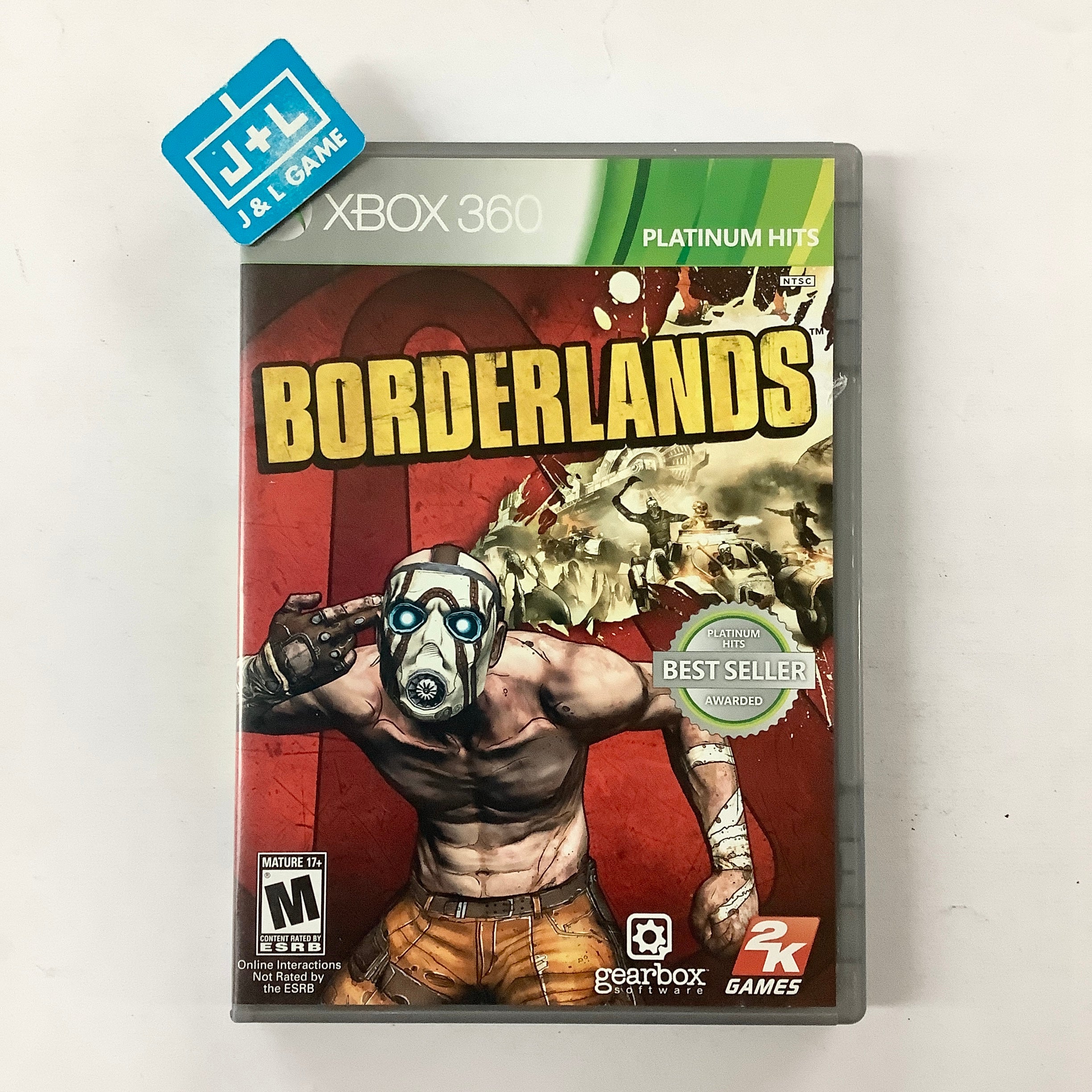 Borderlands (Platinum Hits) - Xbox 360 [Pre-Owned] Video Games 2K Games   