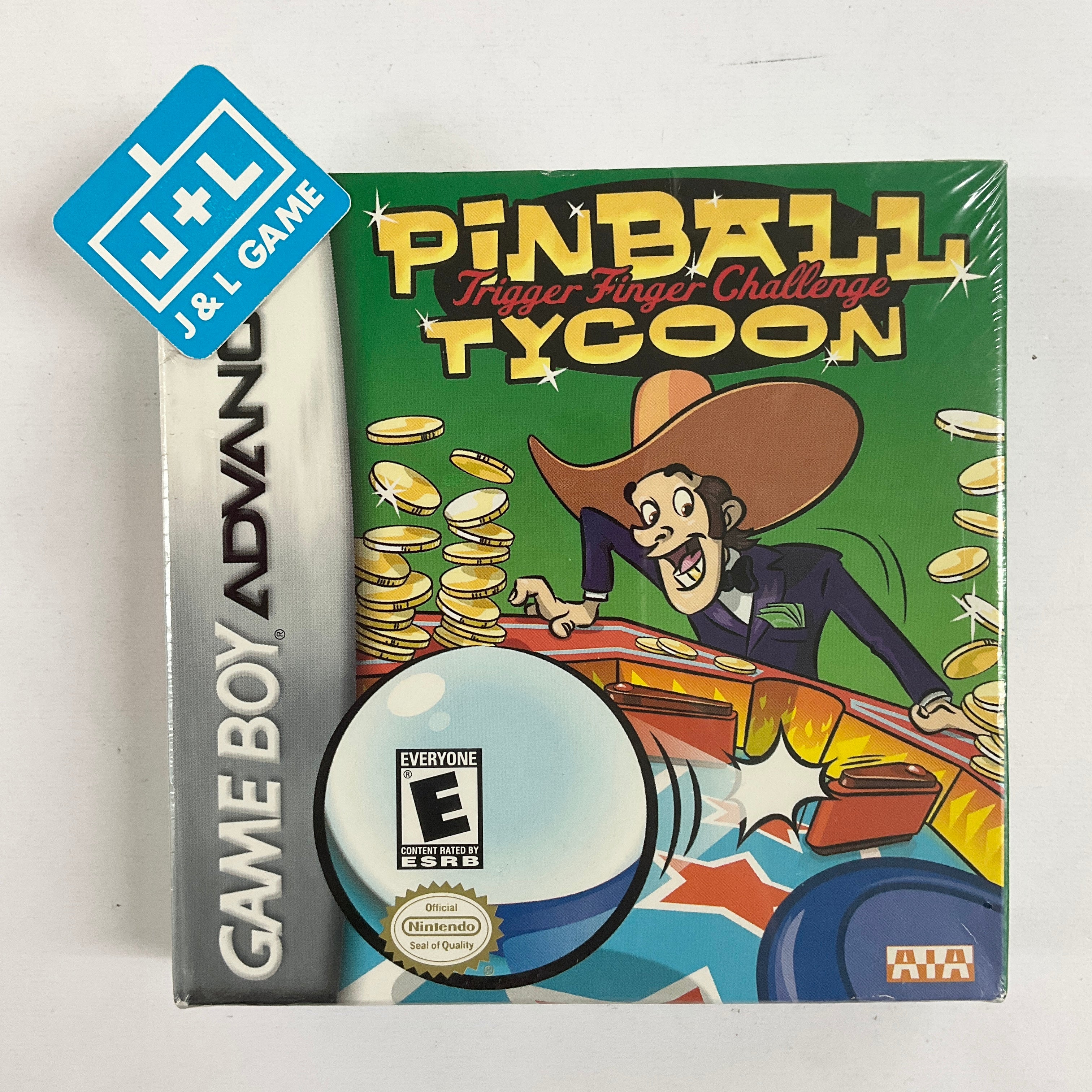 Pinball Tycoon - (GBA) Game Boy Advance Video Games AIA