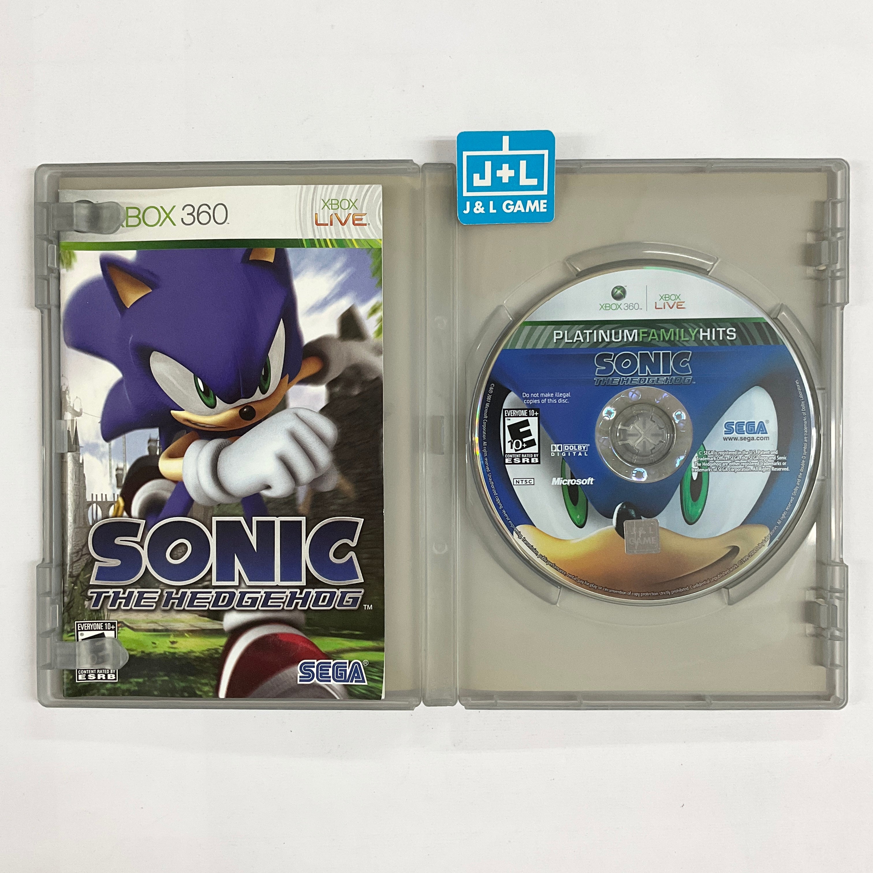 Sonic the Hedgehog (Platinum Family Hits) - Xbox 360 [Pre-Owned] Video Games Sega   