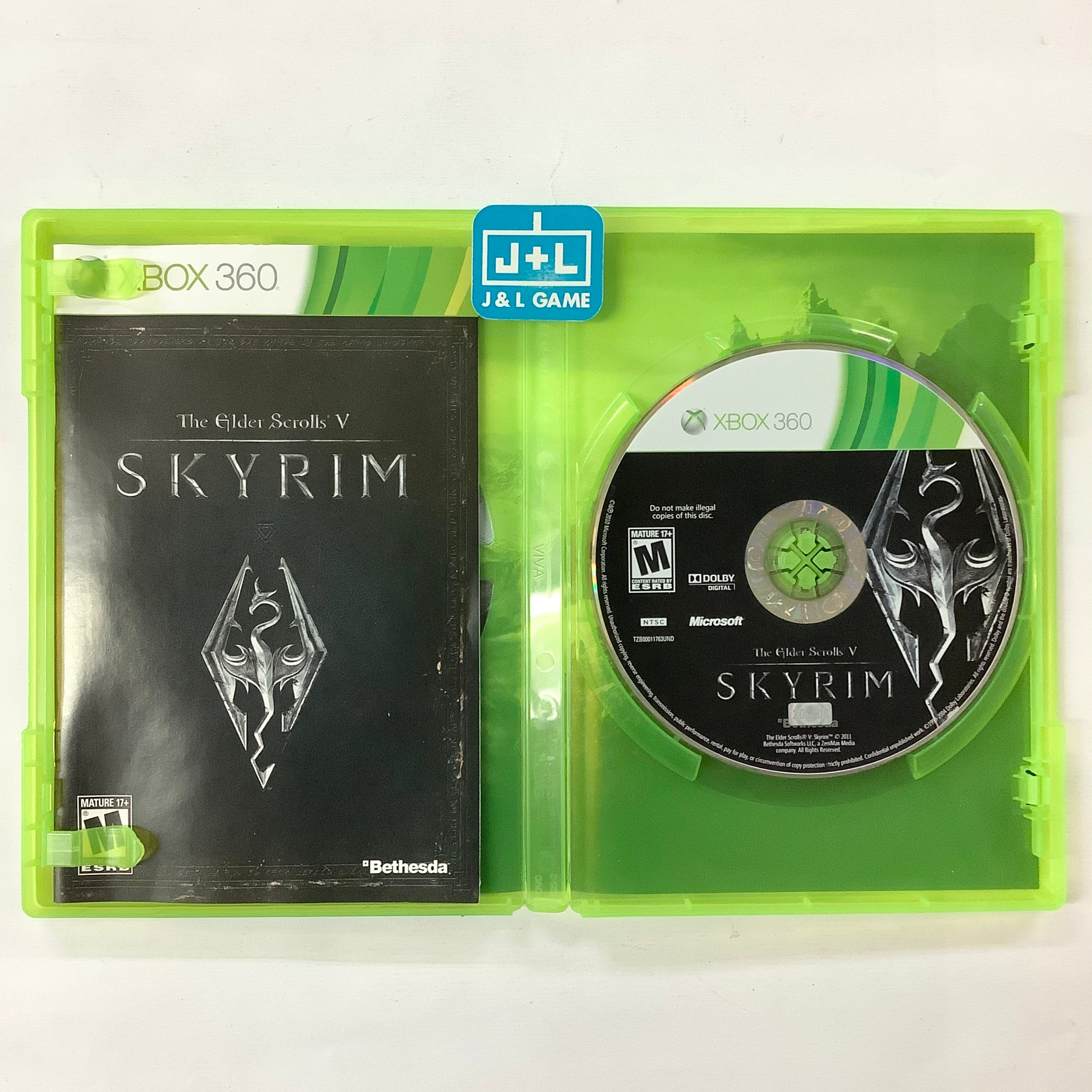 The Elder Scrolls V: Skyrim - Xbox 360 [Pre-Owned] Video Games Bethesda Softworks   