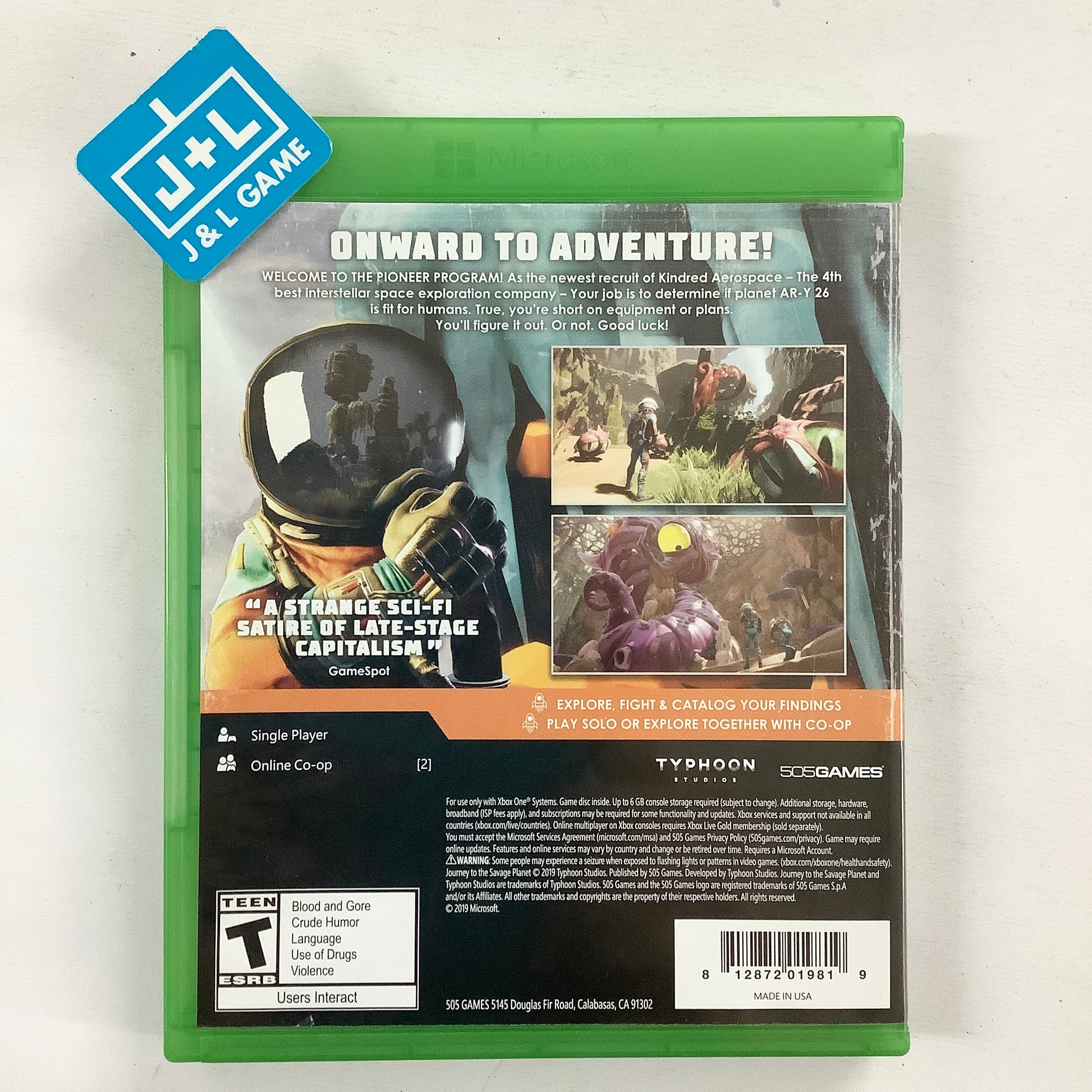 Journey To The Savage Planet - (XB1) Xbox One [Pre-Owned]