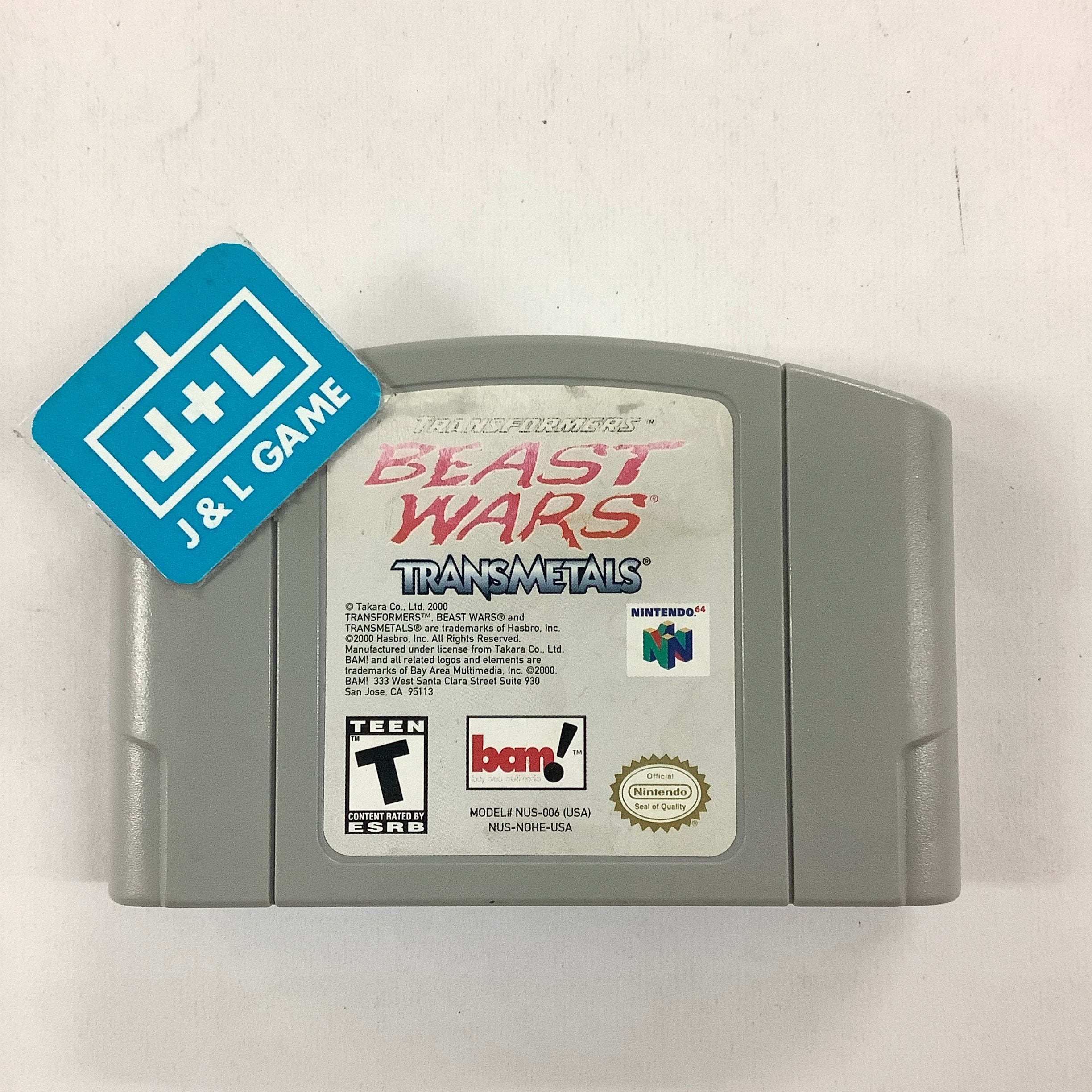 Transformers: Beast Wars Transmetals - (N64) Nintendo 64