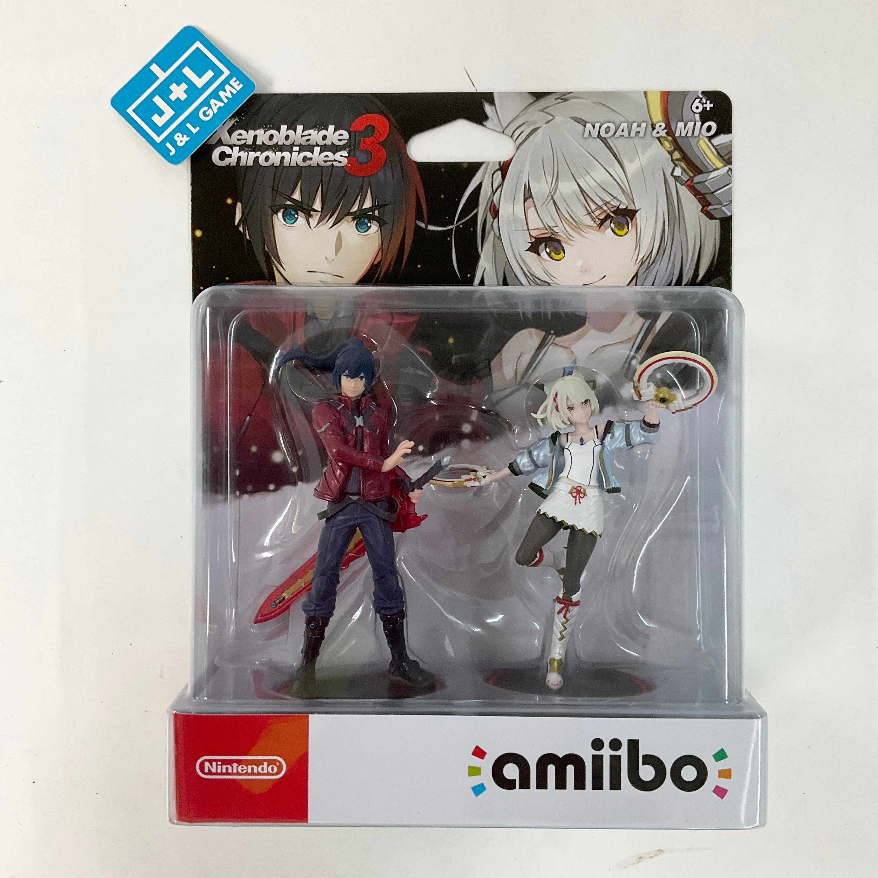 Noah and Mio 2-Pack (Xenoblade Chronicles 3 Series) - Nintendo Amiibo Video Games Nintendo