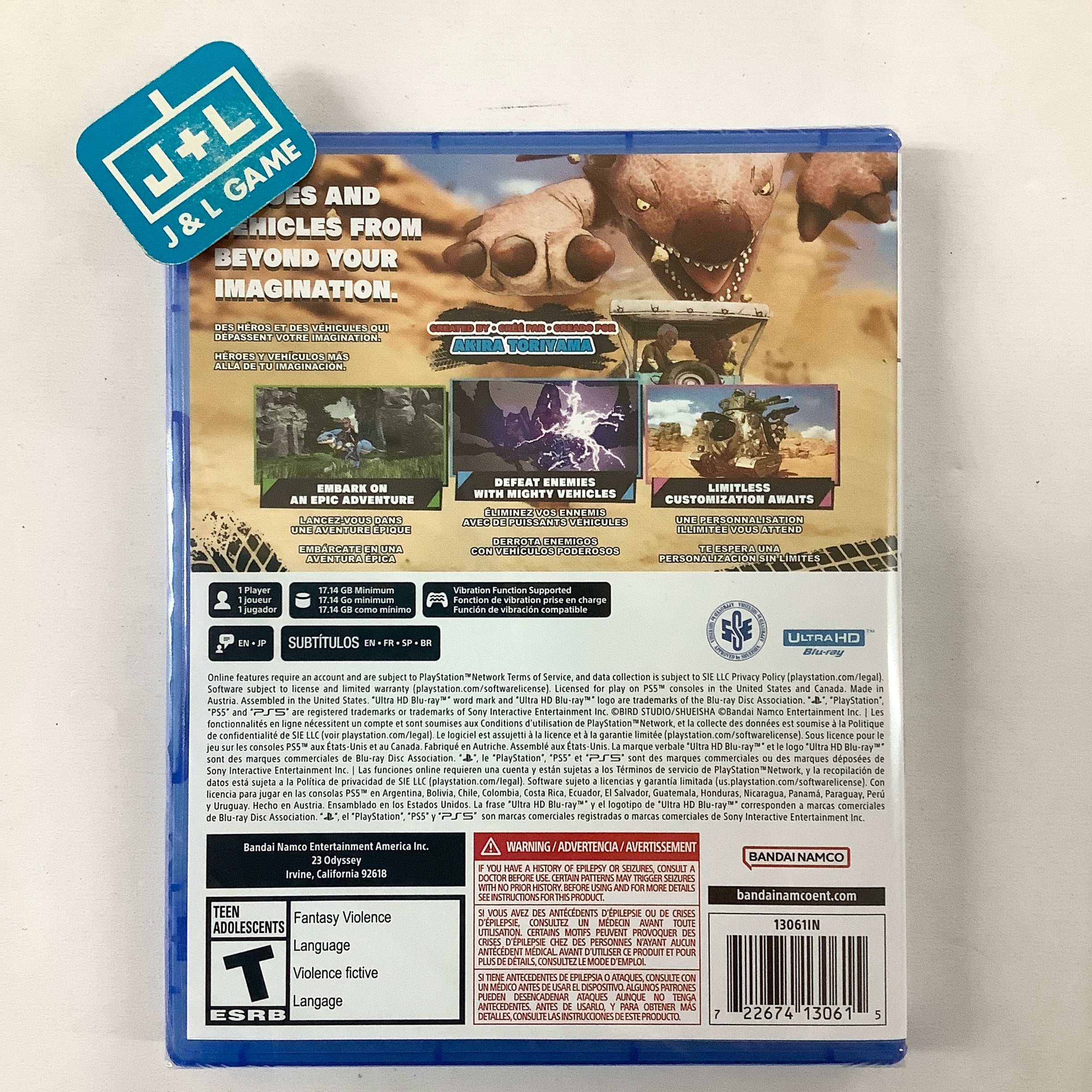 Sand Land - (PS5) PlayStation 5 Video Games BANDAI NAMCO Entertainment   