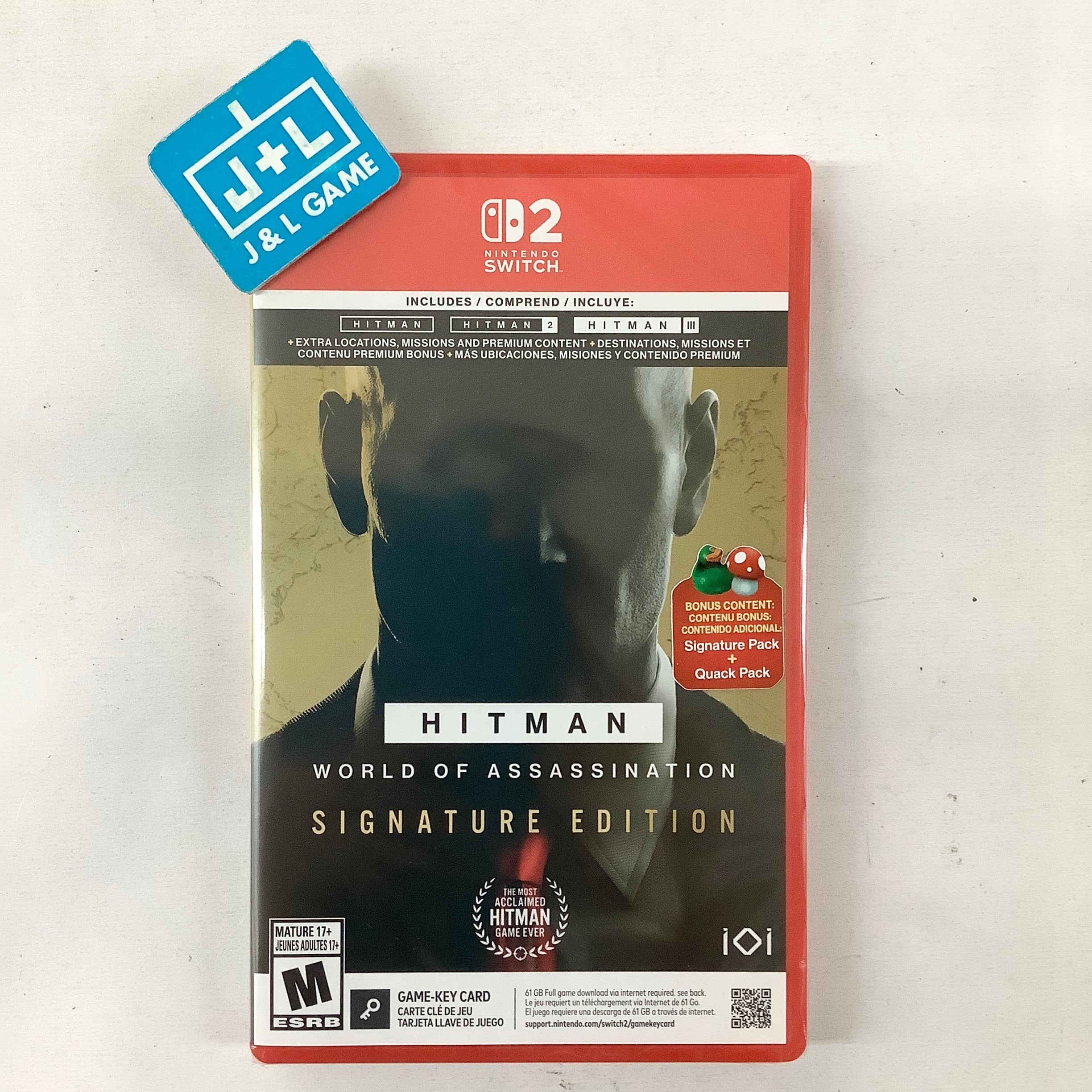 Hitman Game Switch Hitman: World Of Assassination (Signature