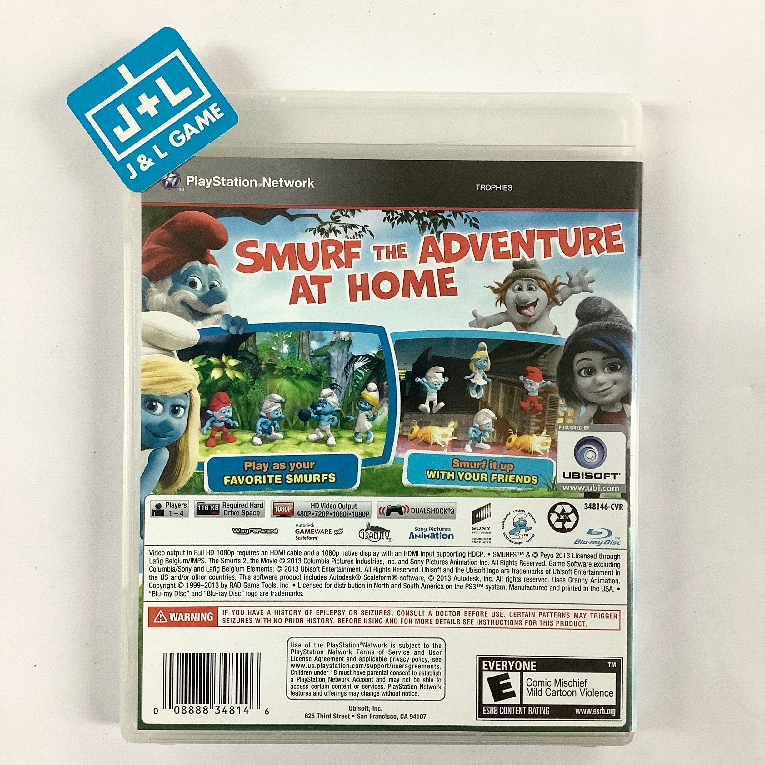 The Smurfs 2 - (PS3) PlayStation 3 [Pre-Owned] Video Games Ubisoft   