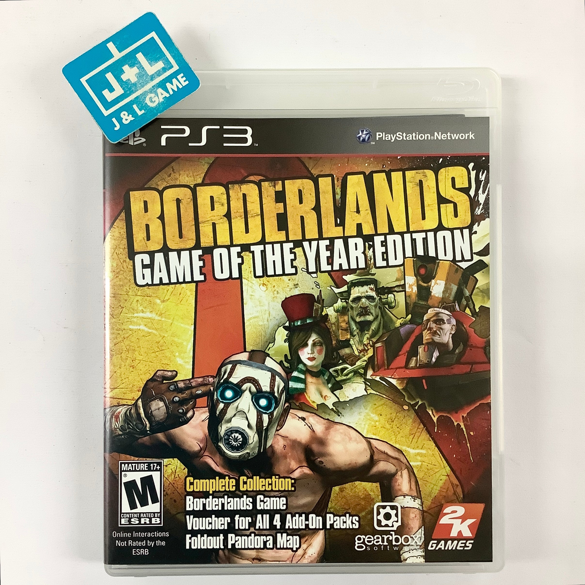 Borderlands: Game of the Year Edition - (PS3) PlayStation 3 [Pre-Owned] Video Games Take-Two Interactive   