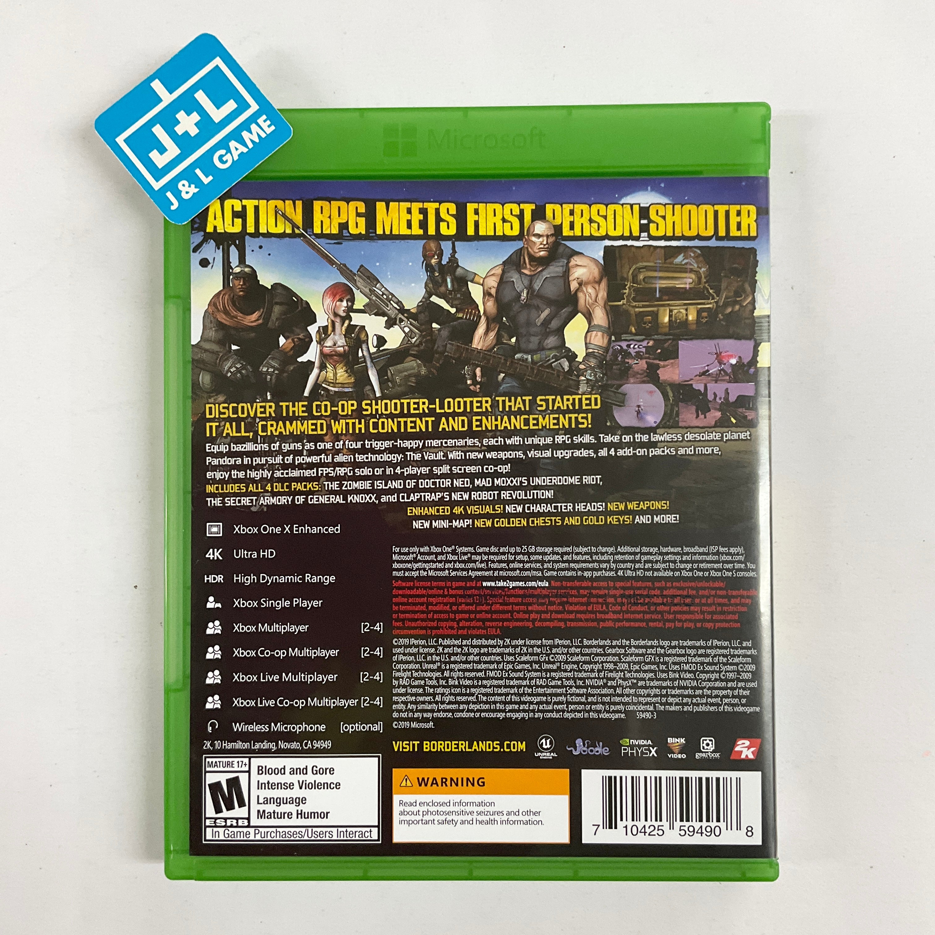 Borderlands: Game of The Year Edition - (XB1) Xbox One [Pre-Owned] Video Games 2K Games   