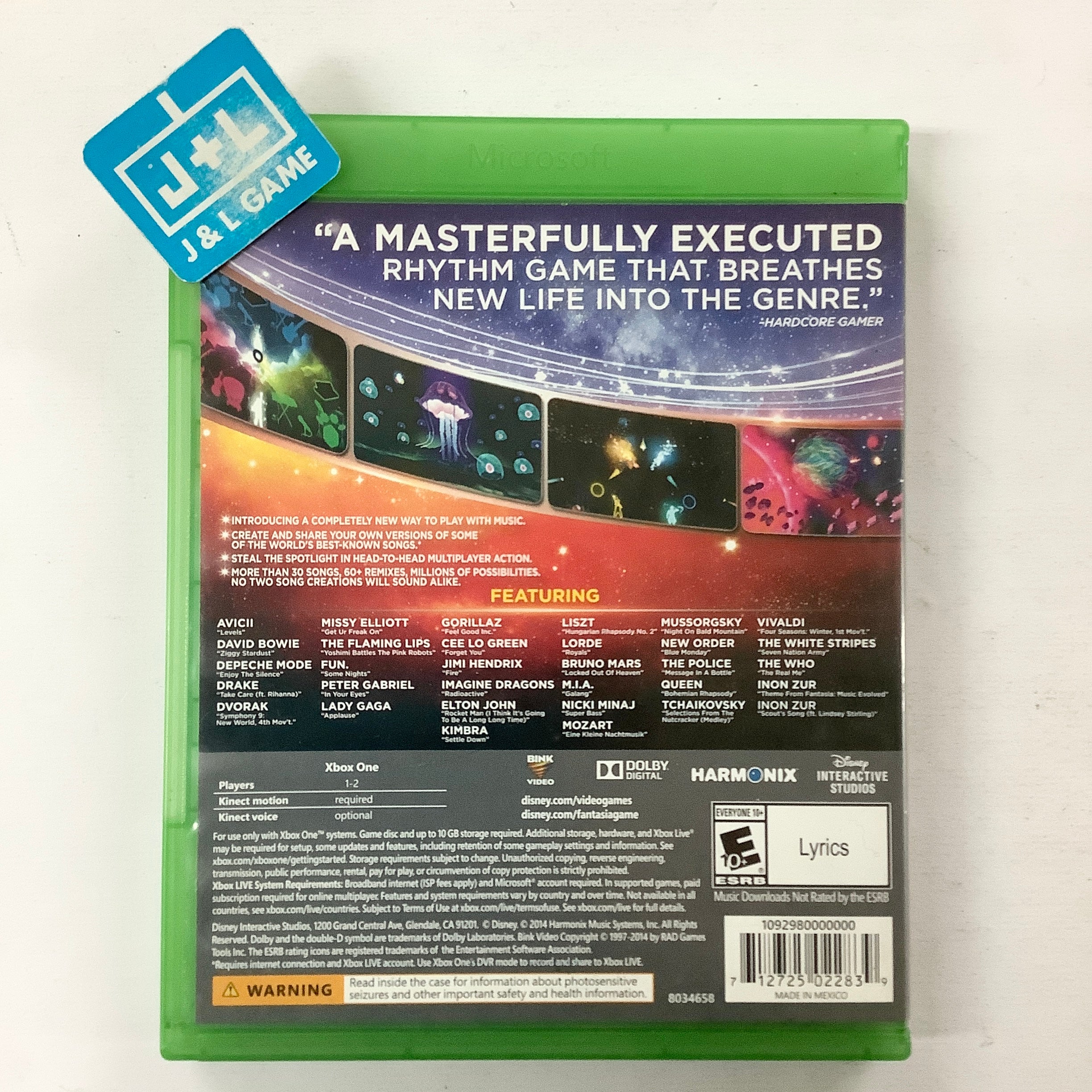 Disney Fantasia: Music Evolved (Kinect Required) - (XB1) Xbox One [Pre-Owned] Video Games Disney Interactive Studios   