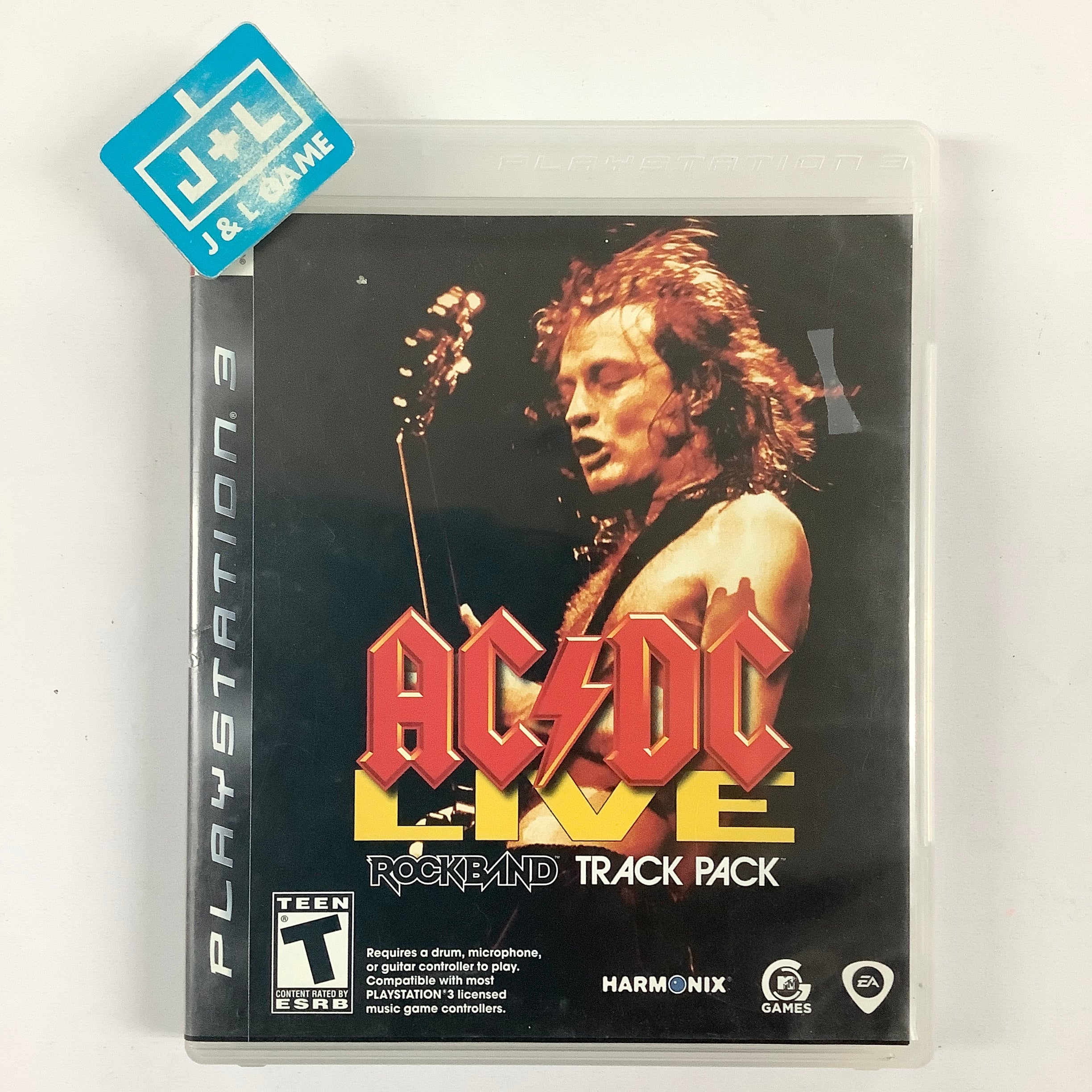 Lot Rock Band 1 & 2 + Pack AC/DC – Jeux PS3 NTSC, Fonctionnent Bien