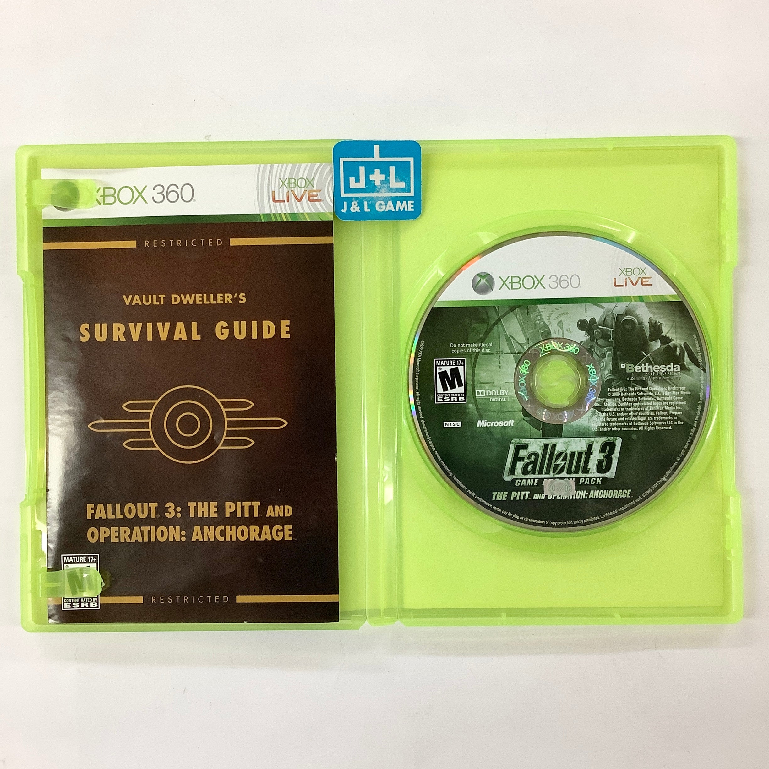 Fallout 3 Game Add-On Pack - The Pitt and Operation: Anchorage - Xbox 360 [Pre-Owned] Video Games Bethesda Softworks   