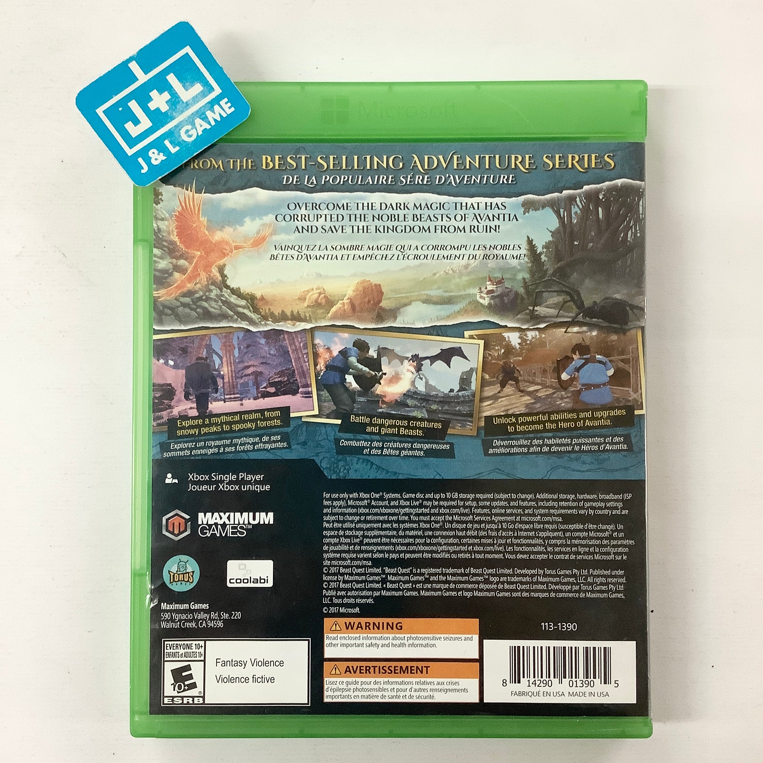 Beast Quest - (XB1) Xbox One [Pre-Owned] Video Games Maximum Games   
