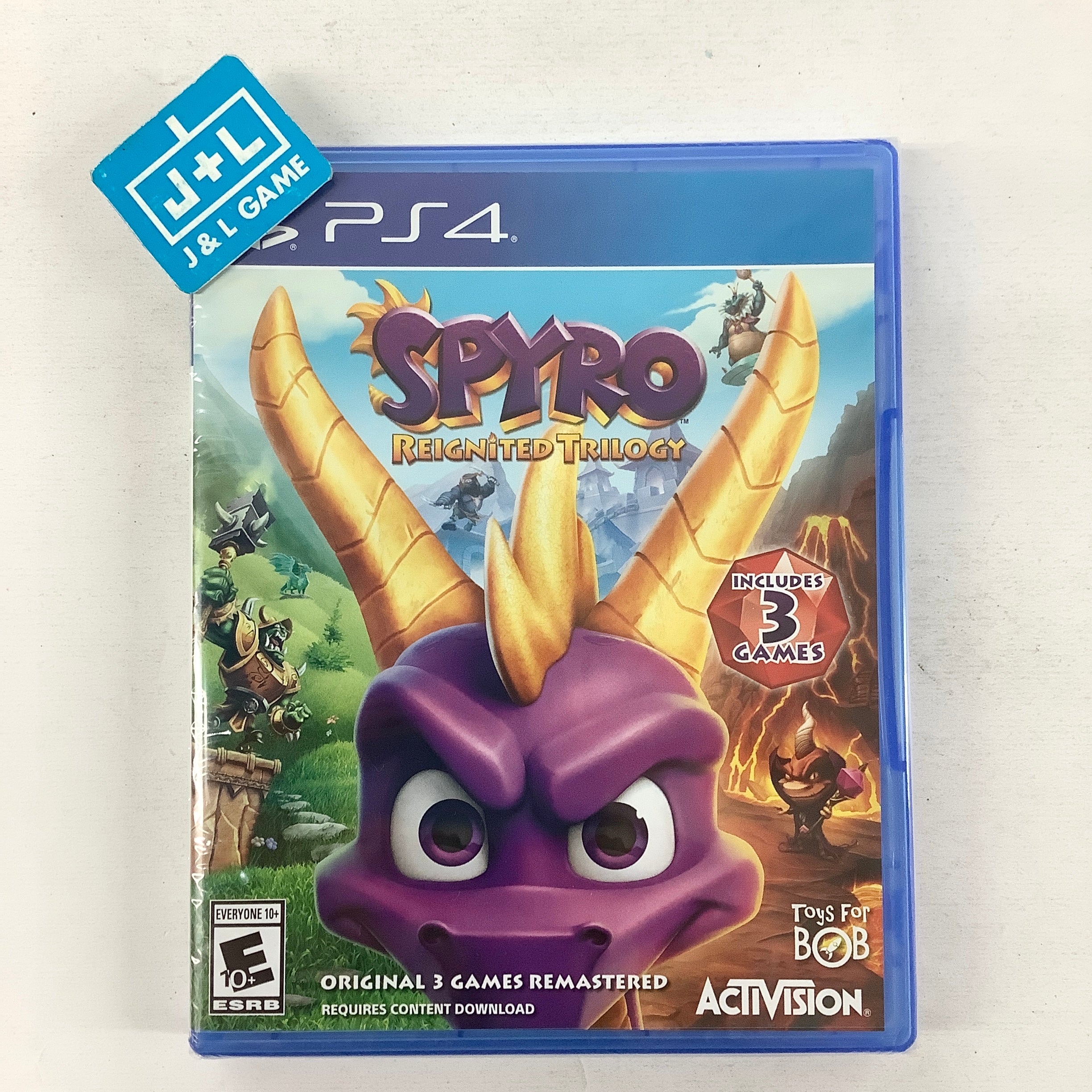 Spyro Reignited Trilogy (PS4) PlayStation J&L Game