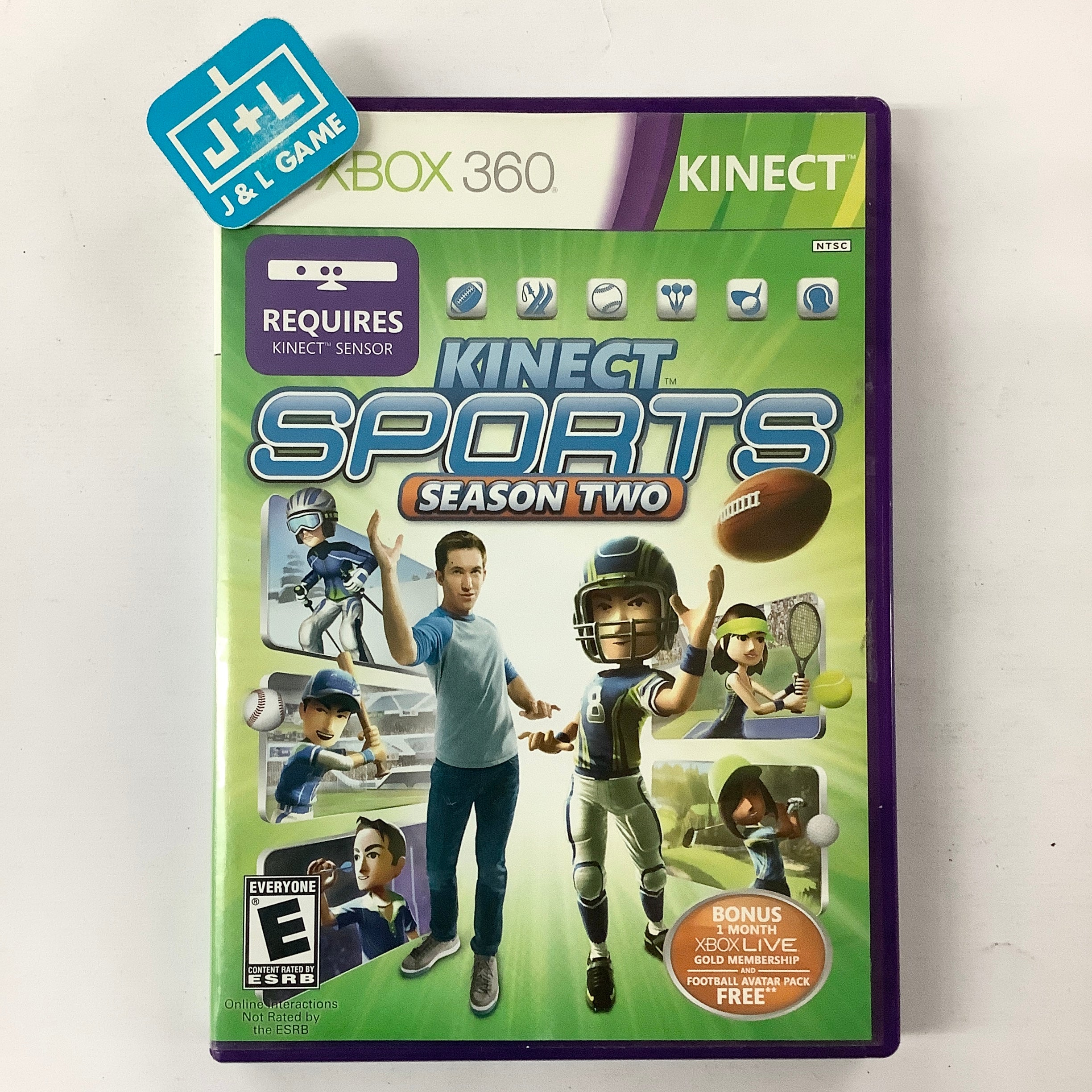 Kinect Sports: Season Two - Xbox 360 [Pre-Owned] Video Games Microsoft Game Studios   