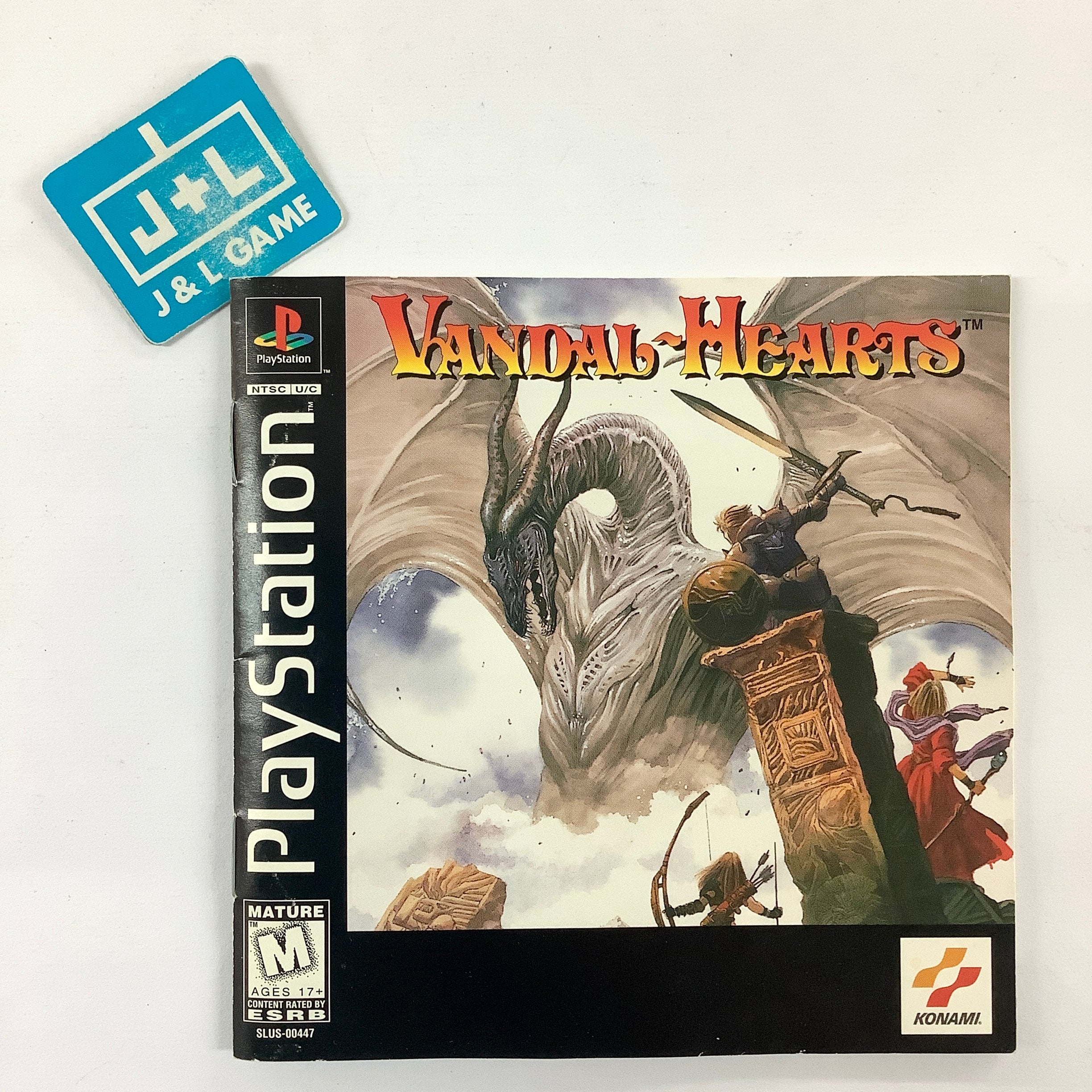 Vandal Hearts - (PS1) PlayStation 1 [Pre-Owned] Video Games Konami   