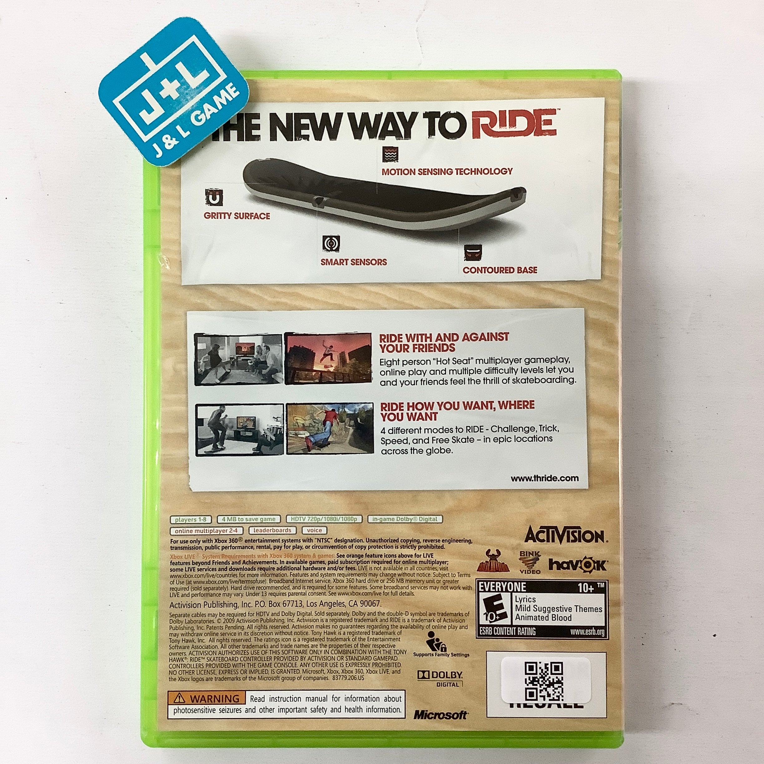 Tony Hawk Ride (Game Only) - Xbox 360 [Pre-Owned] Video Games Activision   