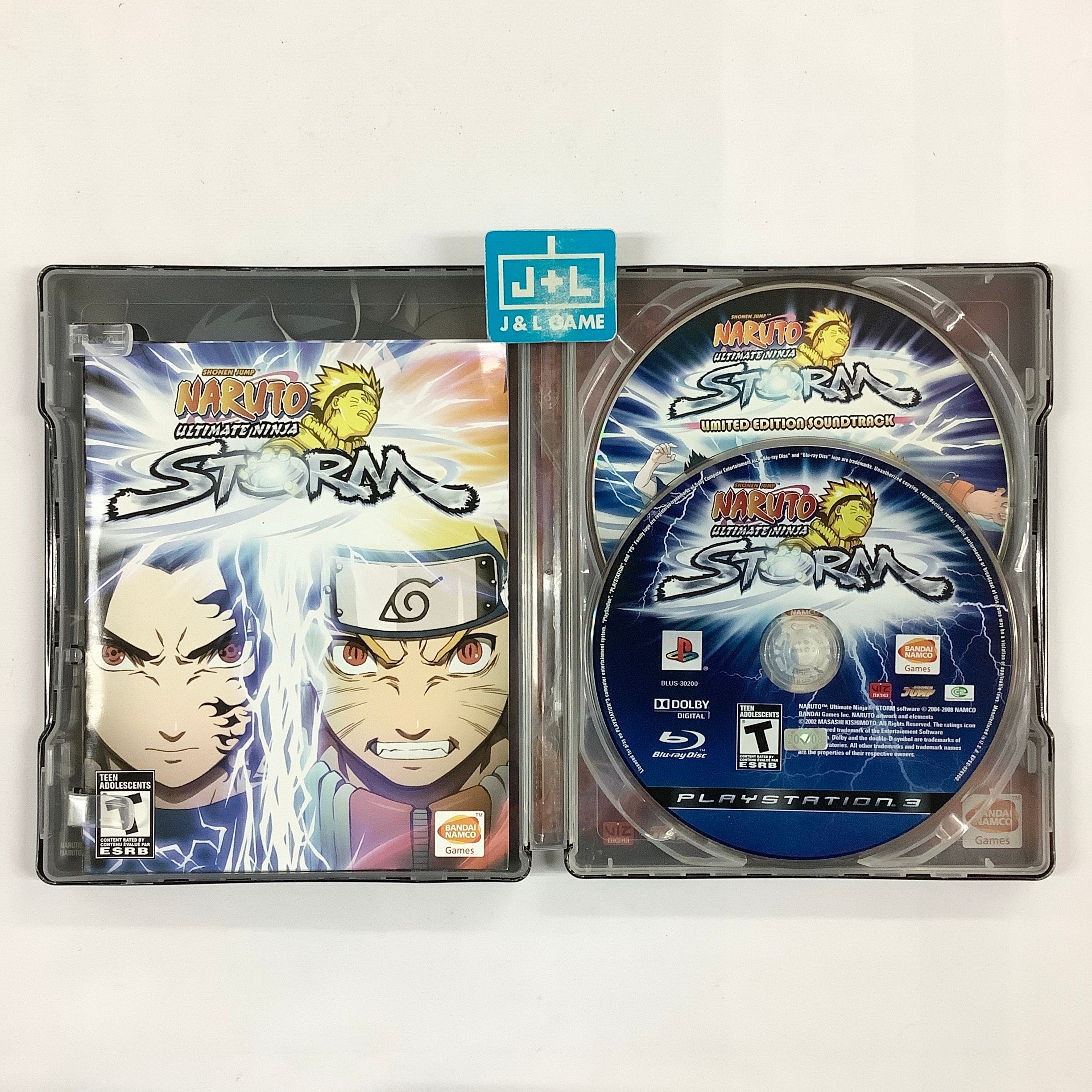 Naruto: Ultimate Ninja Storm (Limited Edition) - (PS3) PlayStation 3 [Pre-Owned] Video Games Namco Bandai Games   