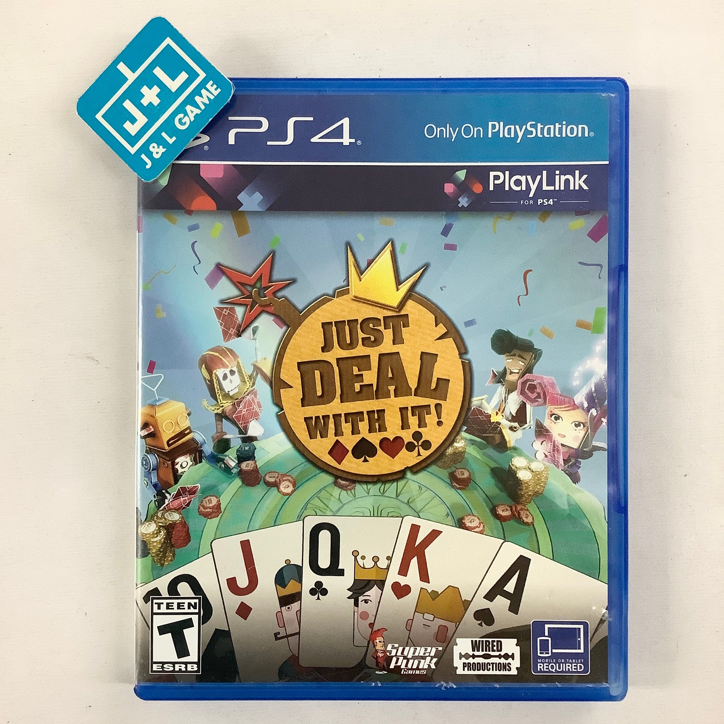 Just Deal with It! (PS4) PlayStation [Pre-Owned] J&L Game