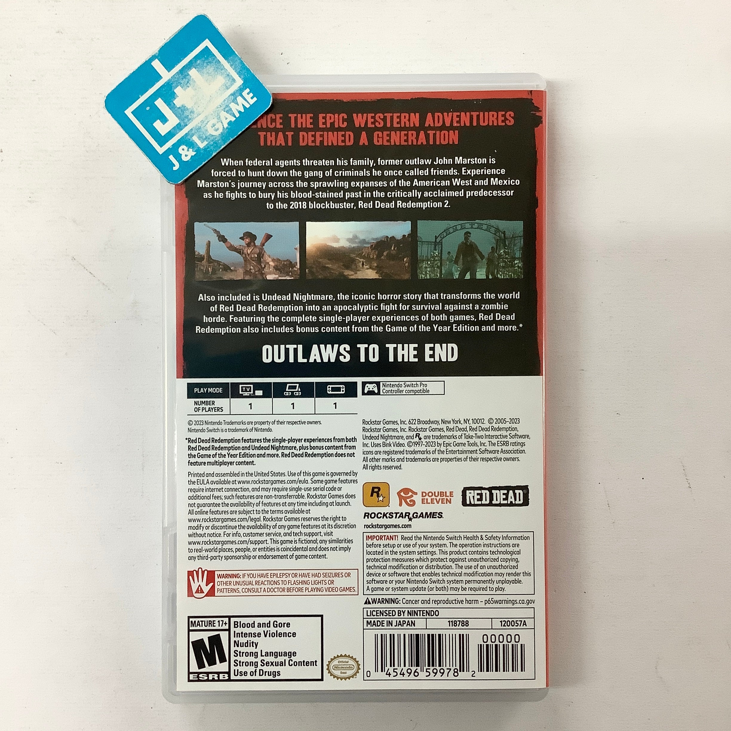 Red Dead Redemption - (NSW) Nintendo Switch [Pre-Owned] Video Games Rockstar Games   