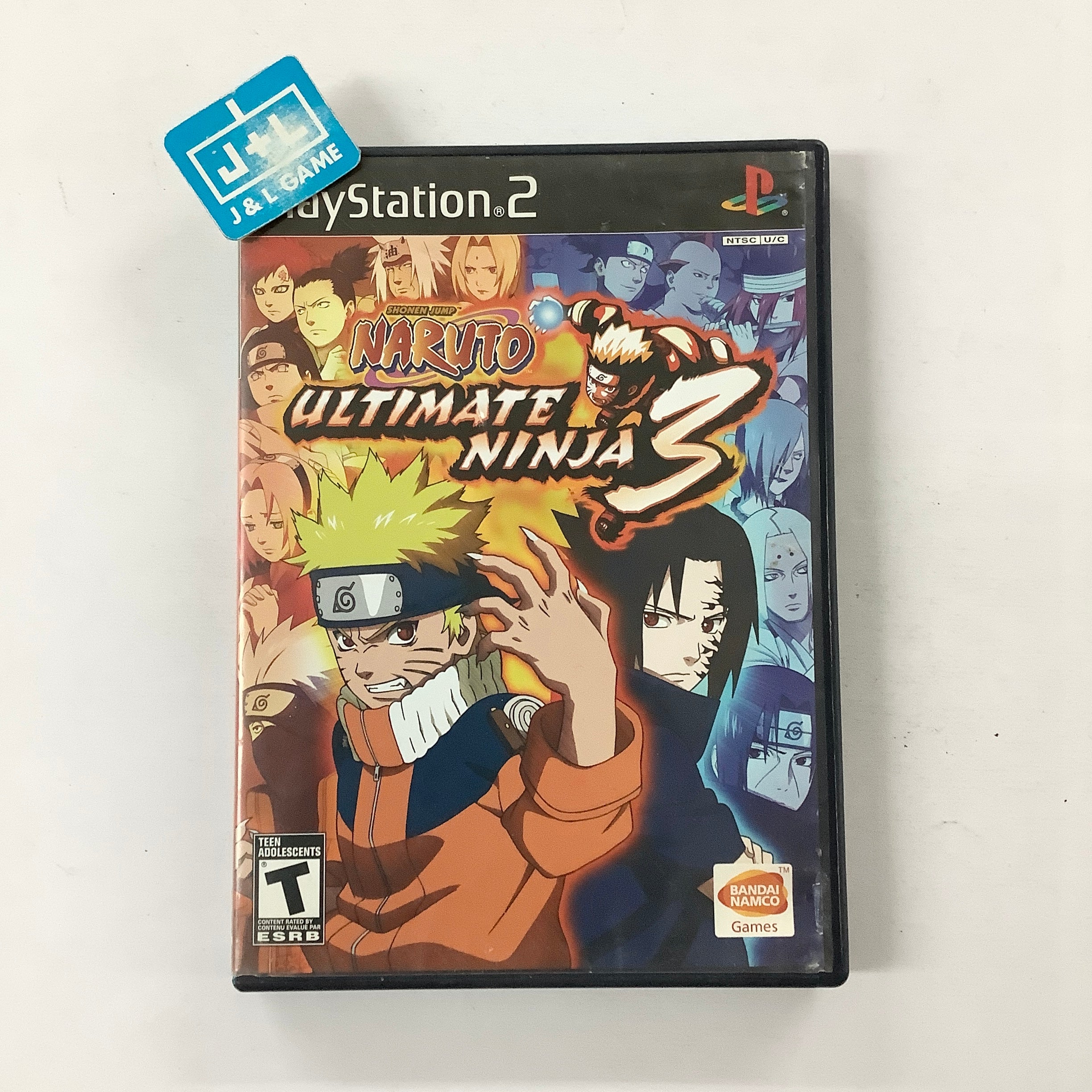 Naruto: Ultimate Ninja 3 - (PS2) PlayStation 2 [Pre-Owned] Video Games Namco Bandai Games   
