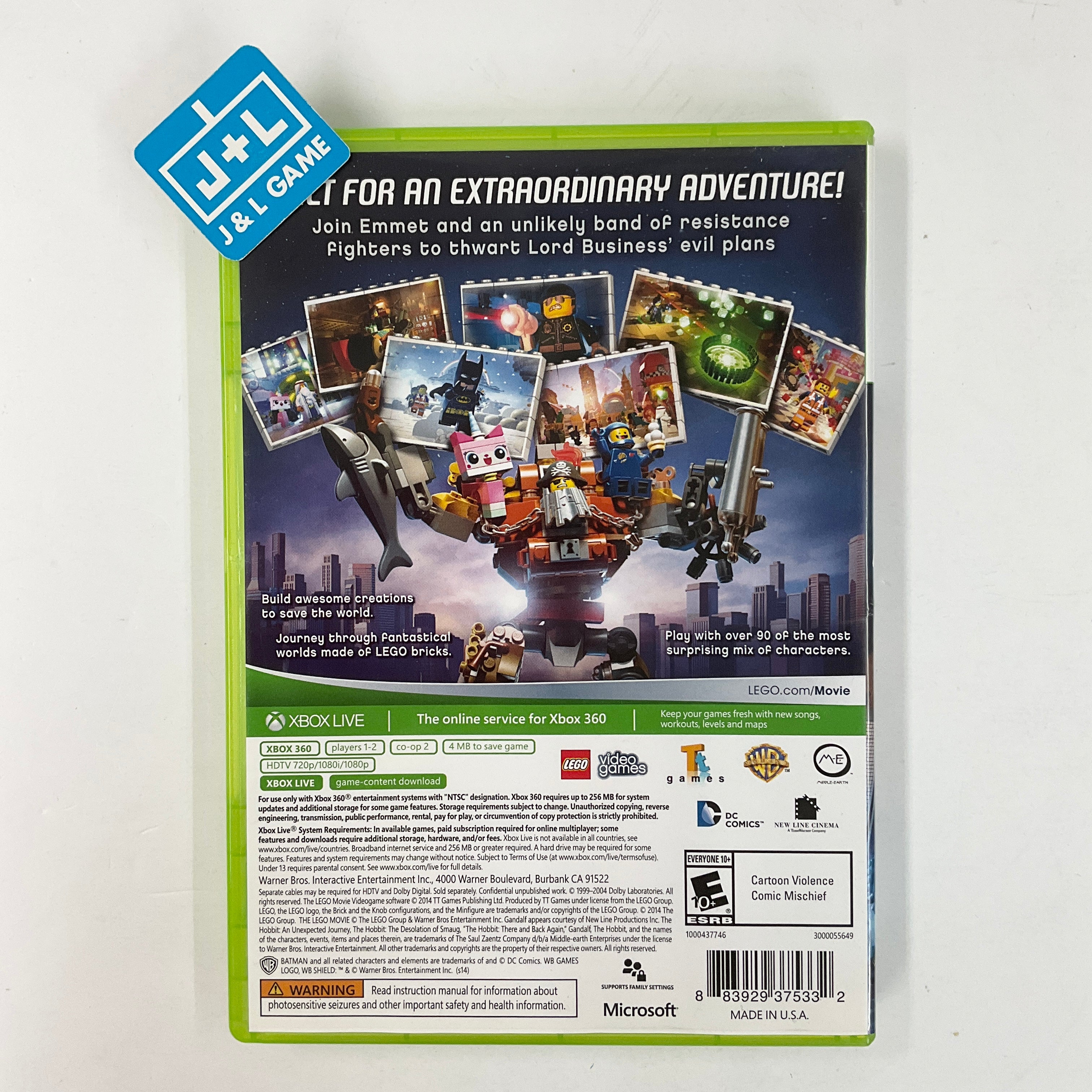 LEGO The LEGO Movie Videogame - Xbox 360 [Pre-Owned] Video Games Warner Bros. Interactive Entertainment   