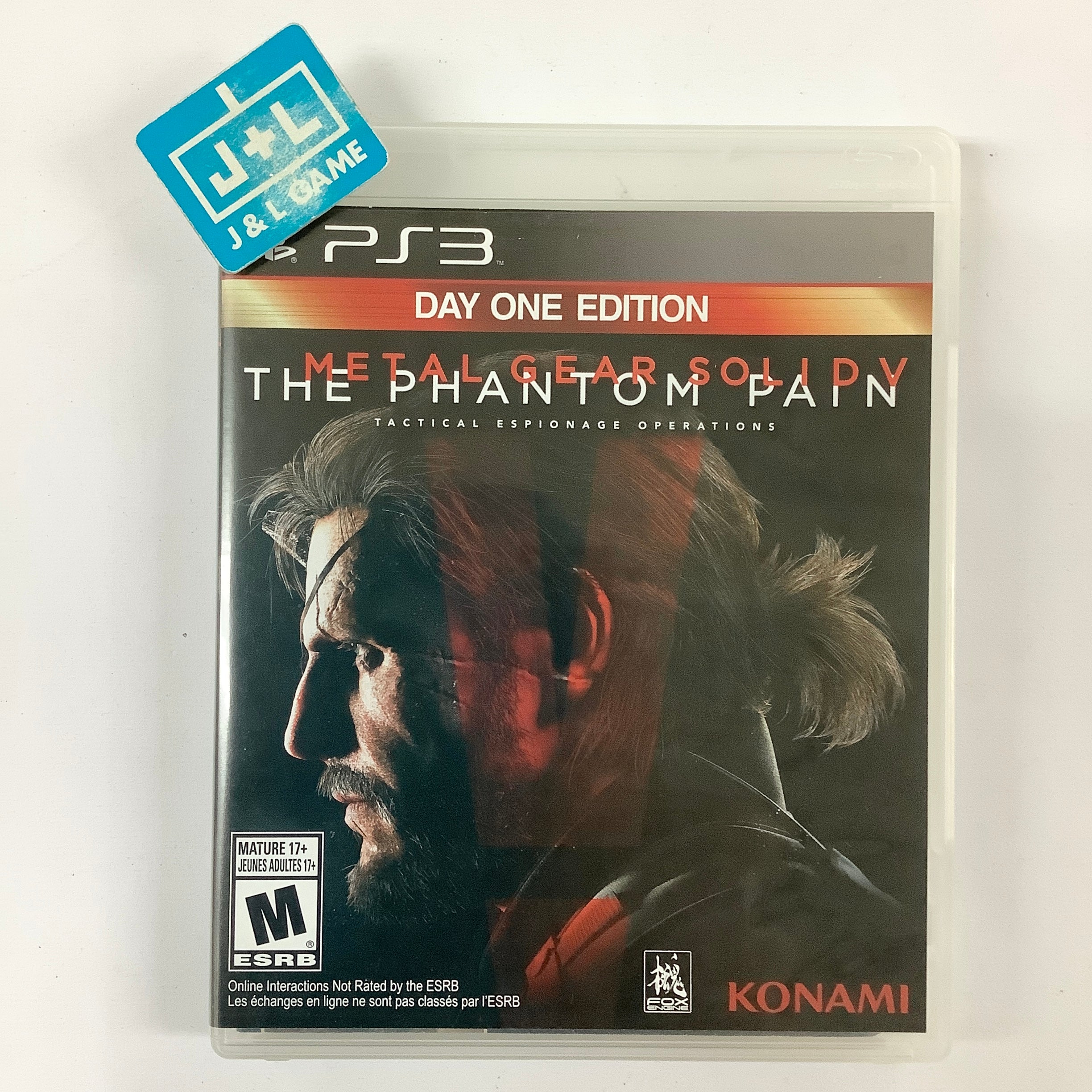 Metal Gear Solid V: The Phantom Pain (Day One Edition) - (PS3) PlayStation 3 [Pre-Owned] Video Games Konami   