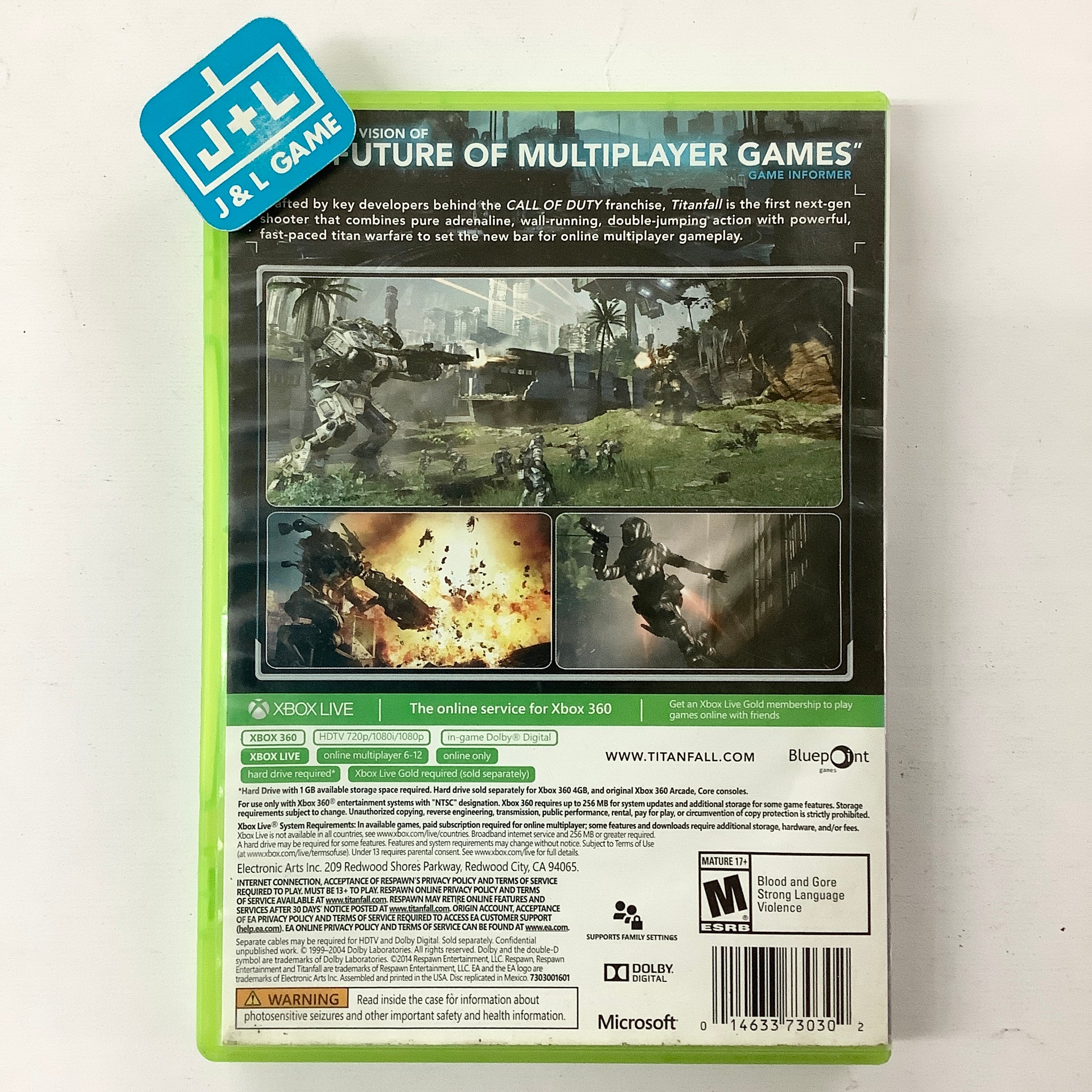 Titanfall - Xbox 360 [Pre-Owned] Video Games Electronic Arts   