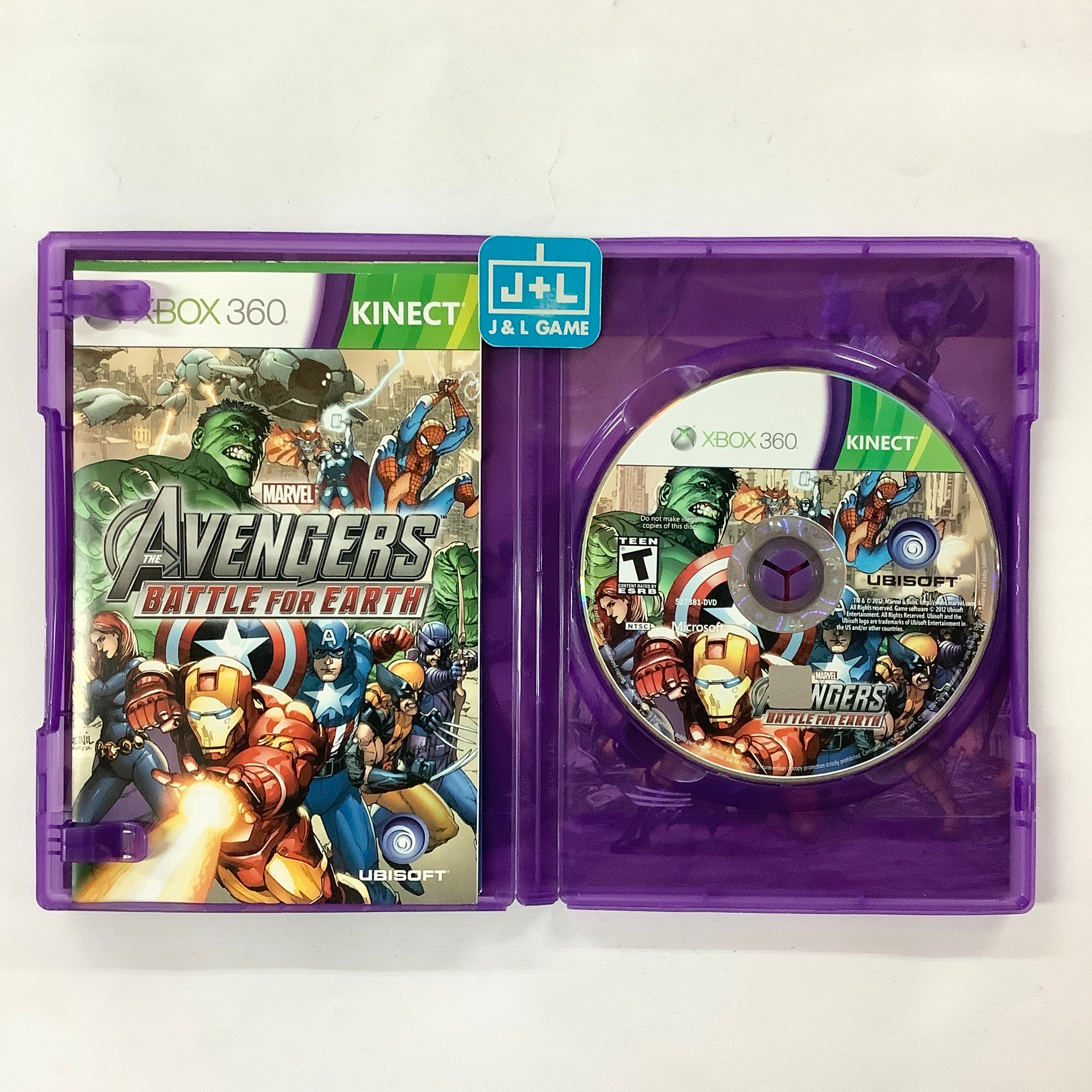 Marvel Avengers: Battle for Earth (Kinect Required) - Xbox 360 [Pre-Owned] Video Games Ubisoft   