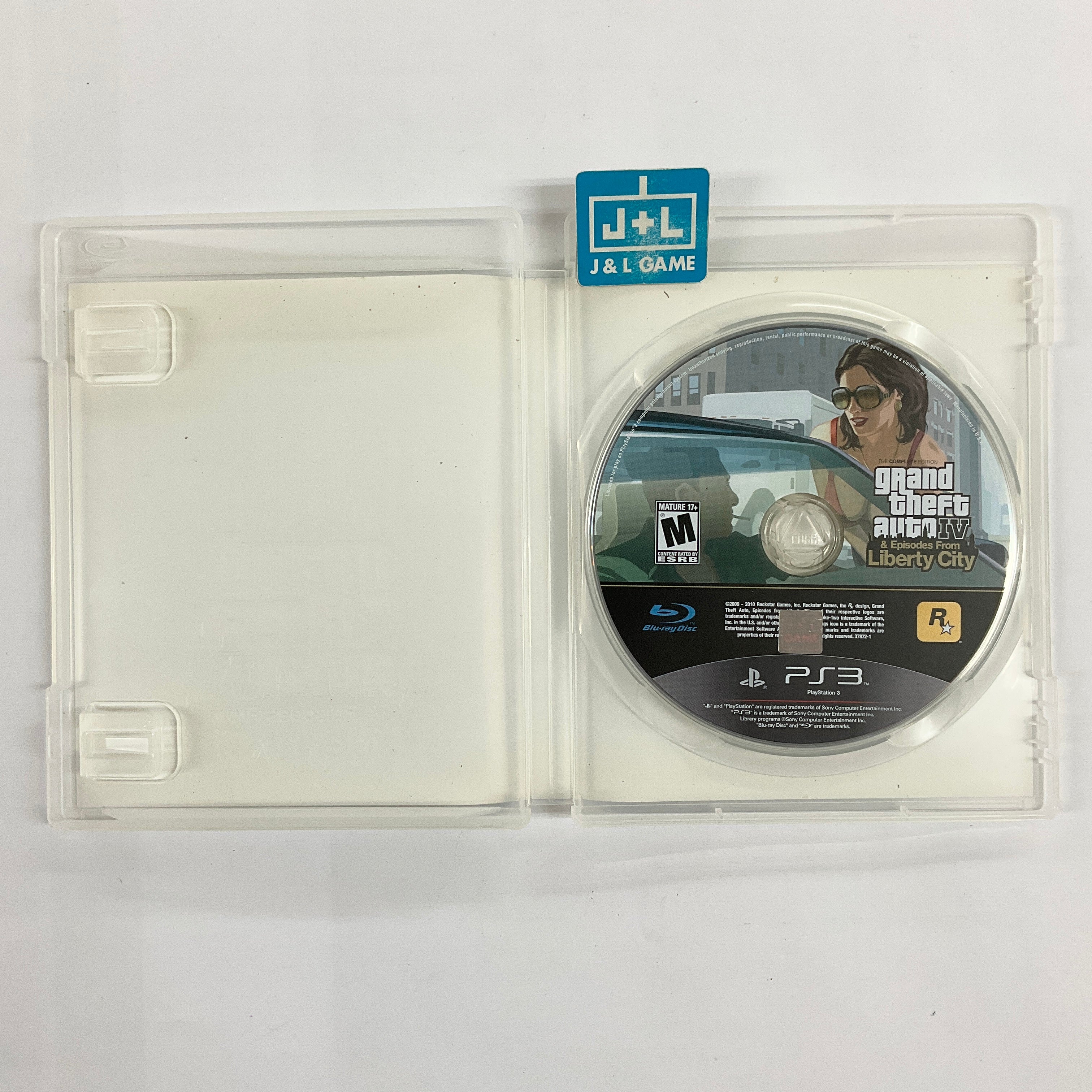 Grand Theft Auto IV & Episodes from Liberty City: The Complete Edition - (PS3) PlayStation 3 [Pre-Owned] Video Games Rockstar Games   